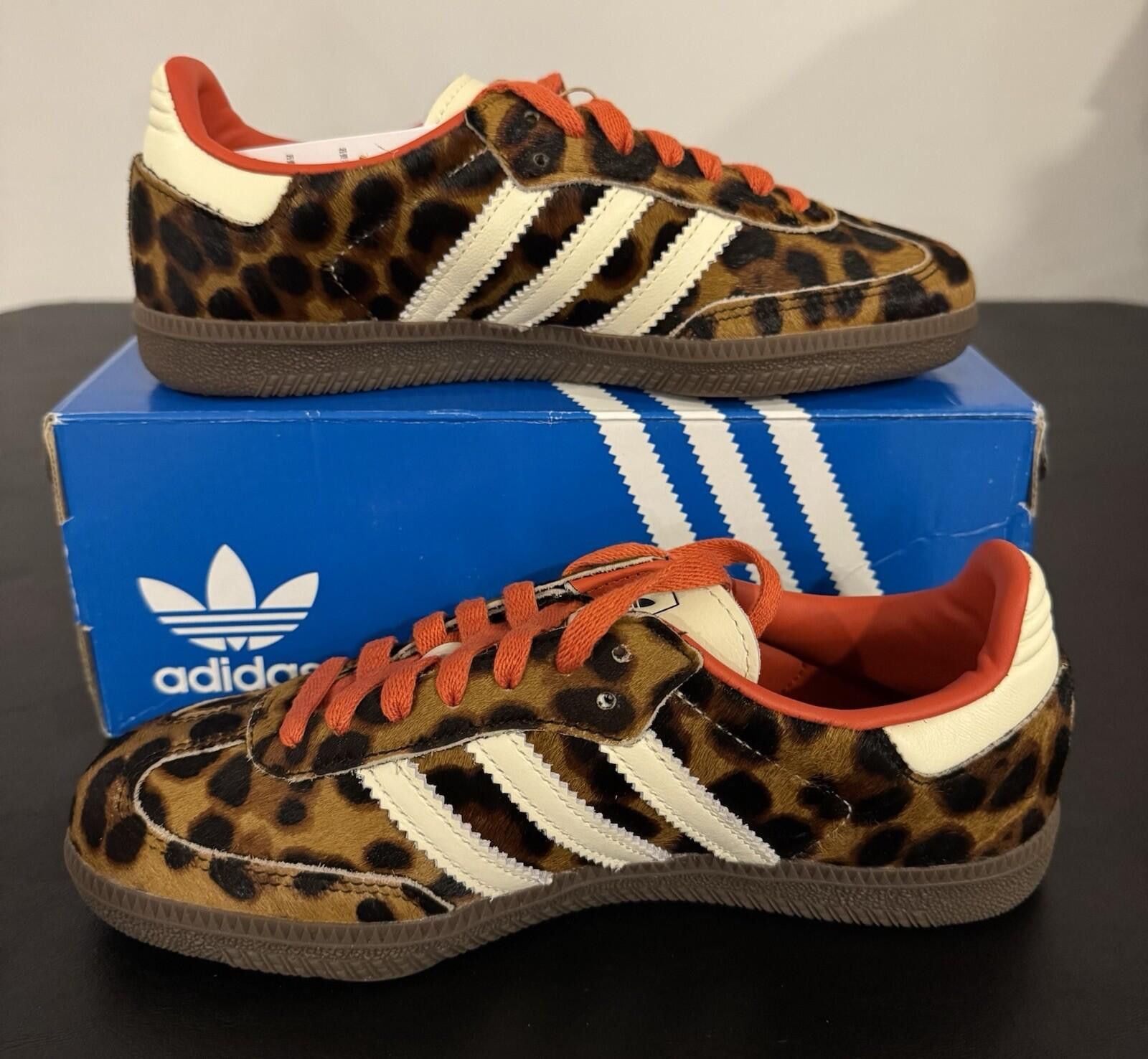 Adidas Size 6 - adidas Samba OG Cheetah Pack - Preloved Red W Size US 6 / IT 36 - 3 Thumbnail