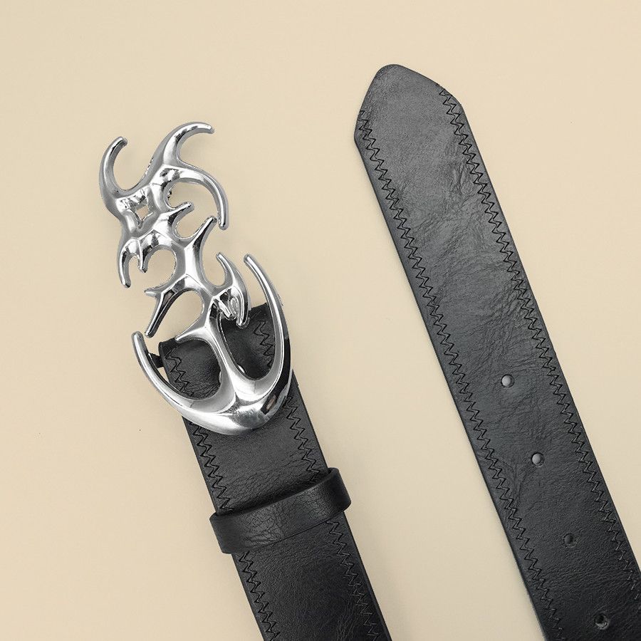 Japanese Brand × Leather Holow Bucke Belt Size ONE SIZE - 5 Thumbnail