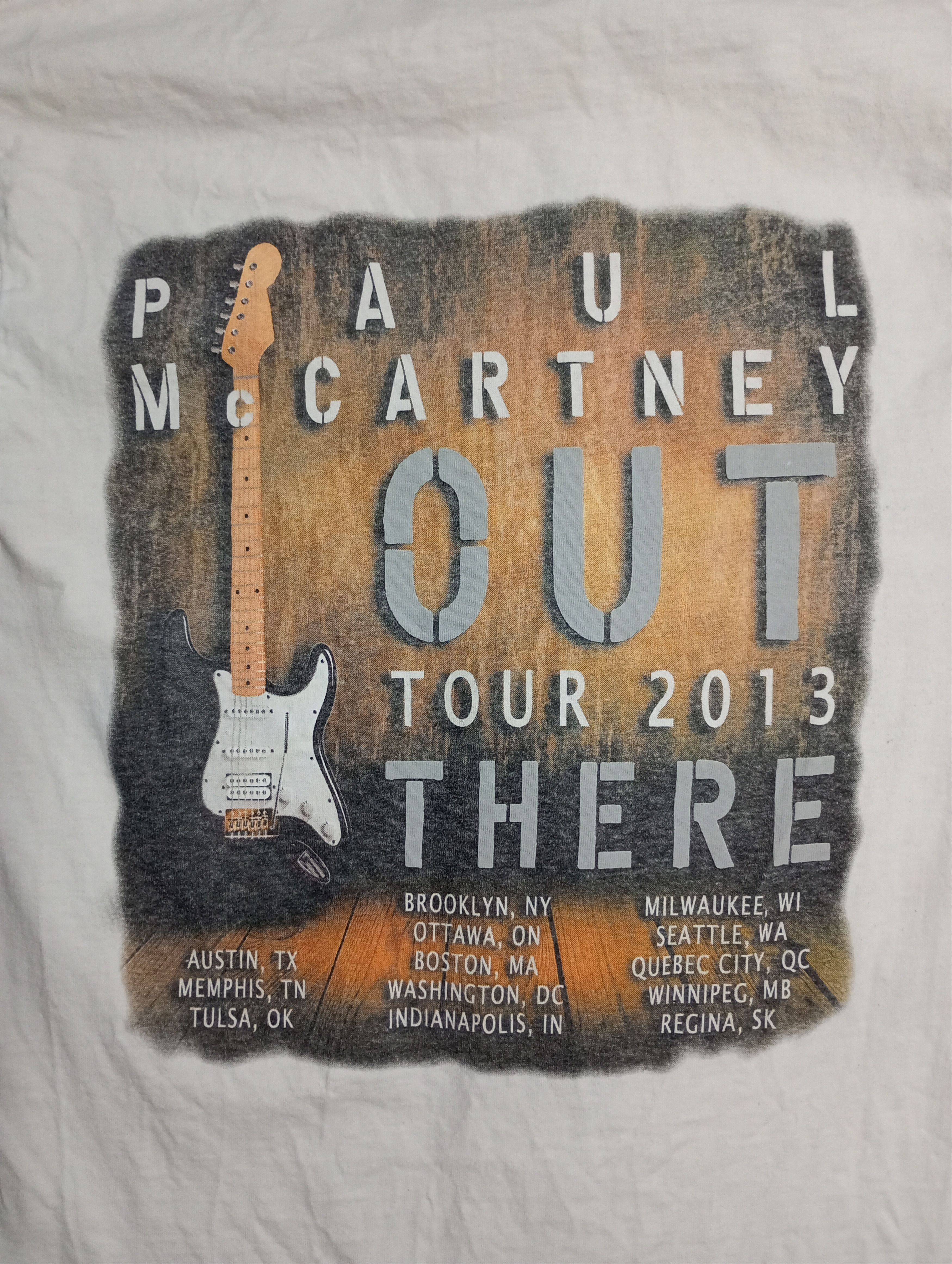 Band Tees Paul McCartney Out There Tour 2013 T-Shirt Size US S / EU 44-46 / 1 - 7 Thumbnail
