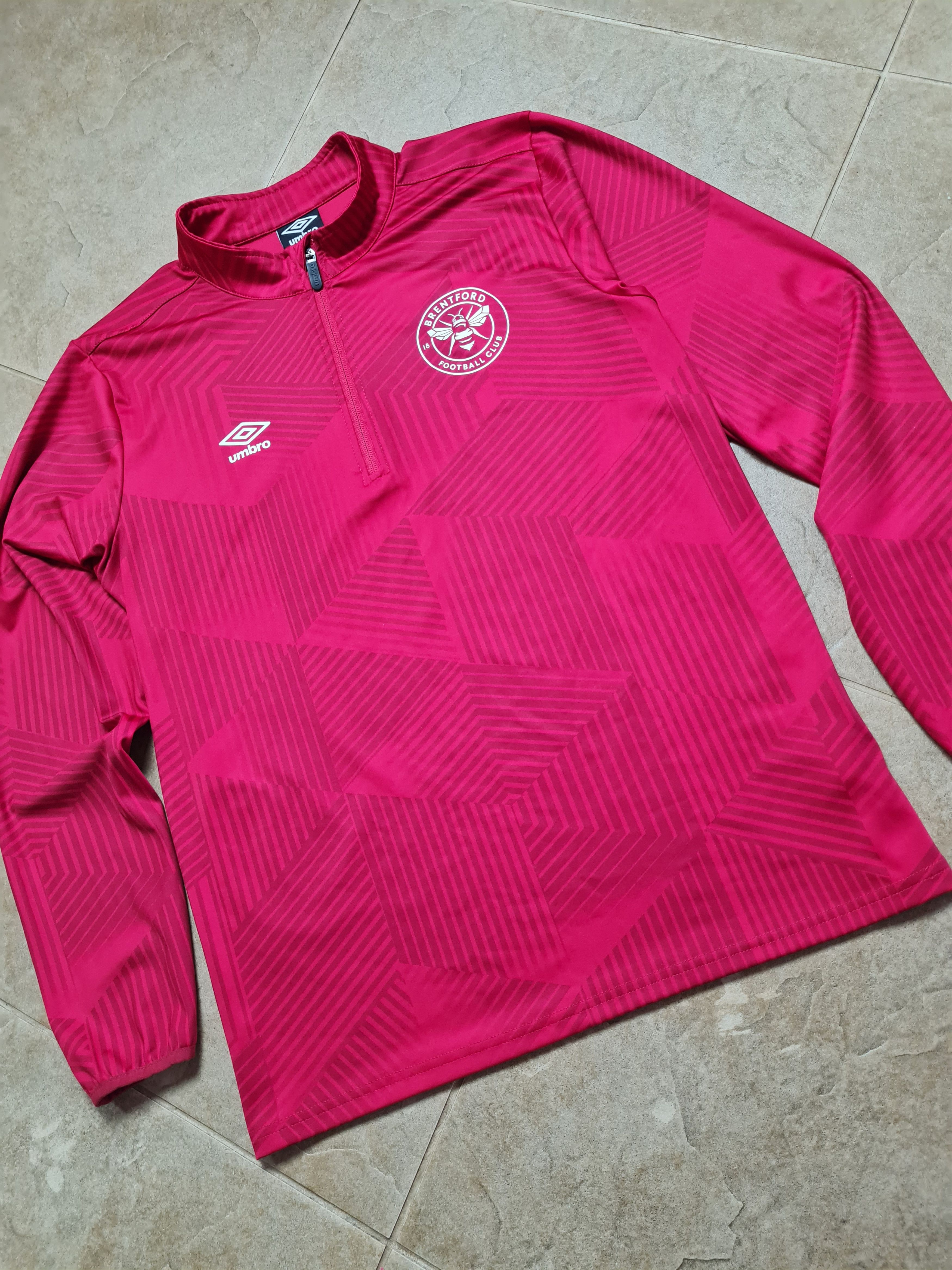 Umbro Brentford FC Umbro 2020-21 Training 1/4 Zip Drill Top Red Size US M / EU 48-50 / 2 - 5 Thumbnail