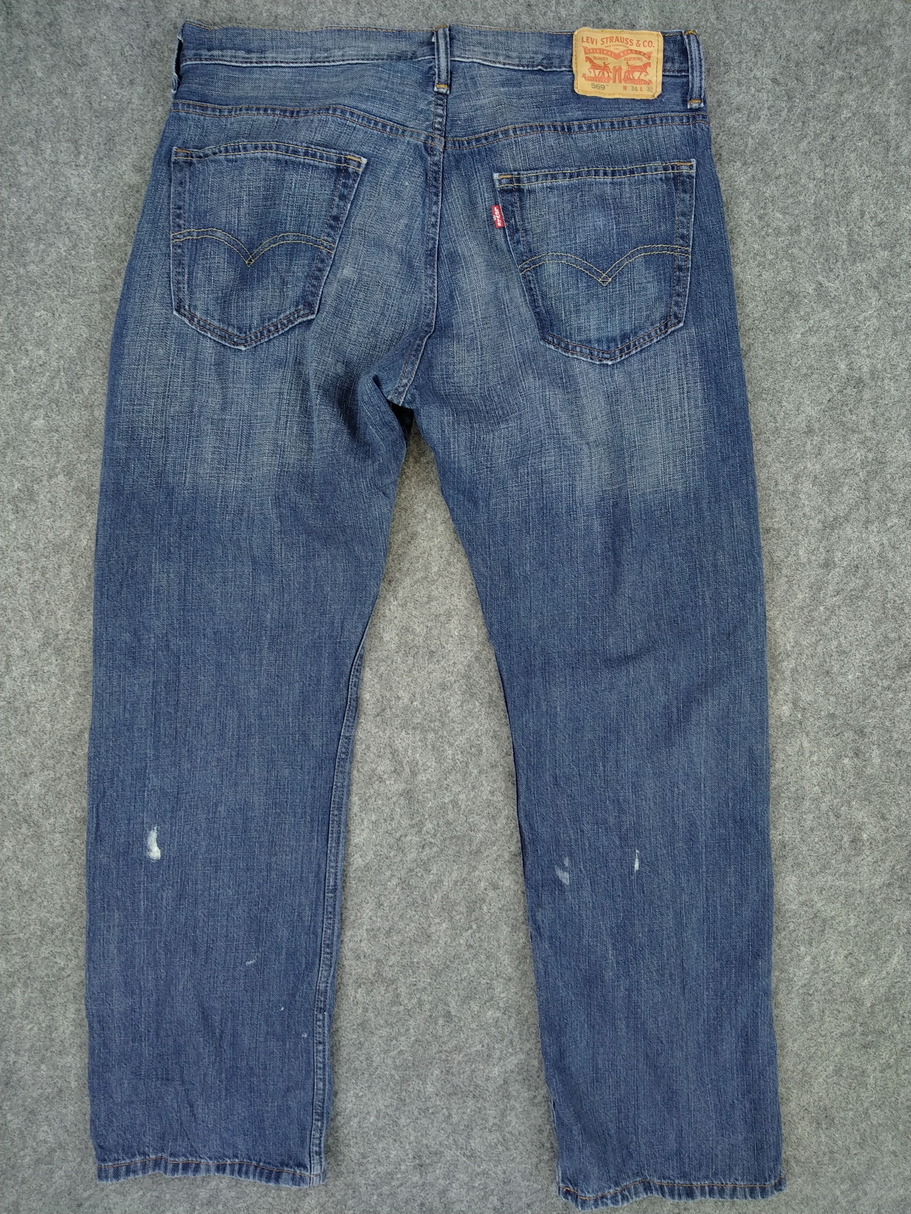 Levi's Levi's 569 Distressed Denim 34 x 30.5 -JN351 Size US 34 / EU 50 - 2 Thumbnail
