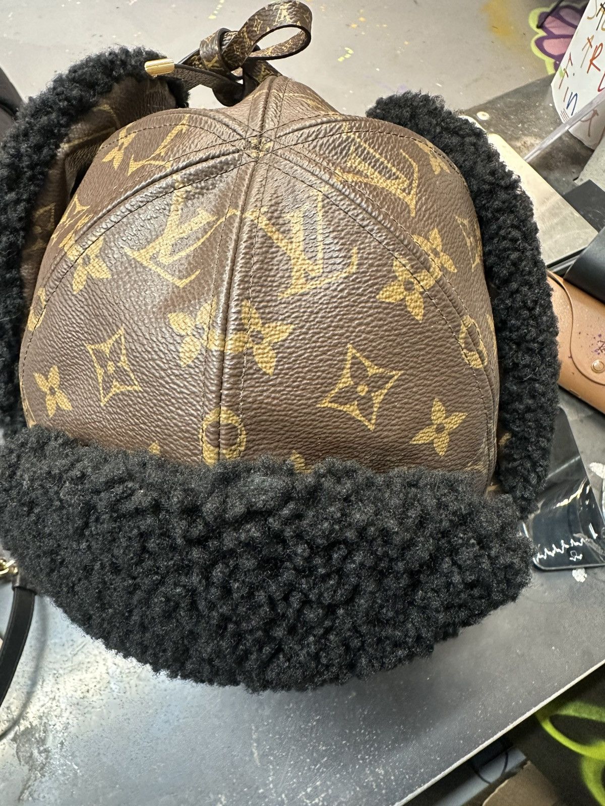 Louis Vuitton Louis Vuitton Alpes Fur Cap Size ONE SIZE - 2 Thumbnail