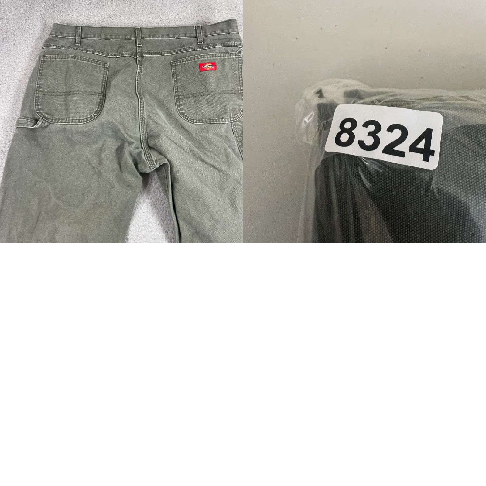 Dickies Dickies Men's Utility Jeans 40x31 Green Canvas Carpenter Straight Fit Size US 40 / EU 56 - 8 Thumbnail