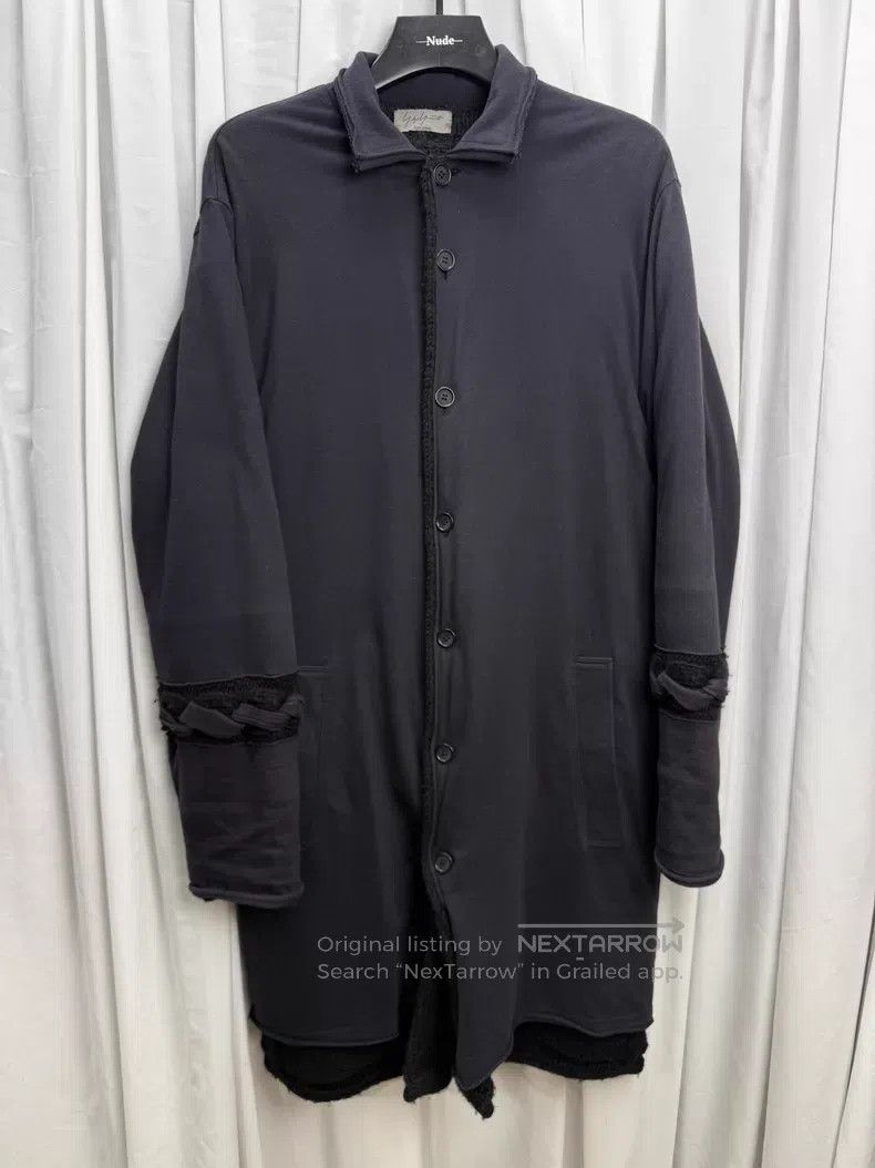 Yohji Yamamoto YOHJI YAMAMOTO Wool Tie Front Coat Size US L / EU 52-54 / 3 - 1 Thumbnail