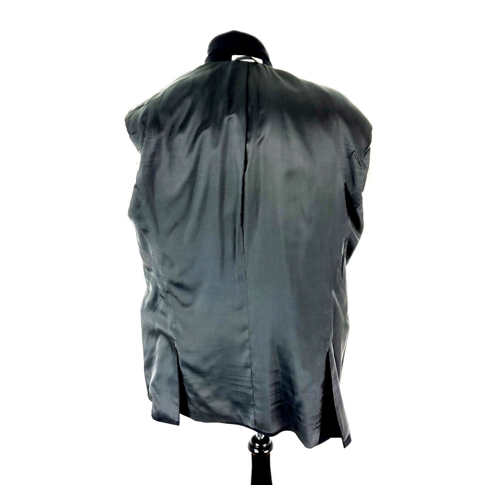 Joseph Abboud Joseph Abboud Wool 2 Button Blazer 46R Gray Slim Fit 48R Size 46R - 10 Thumbnail