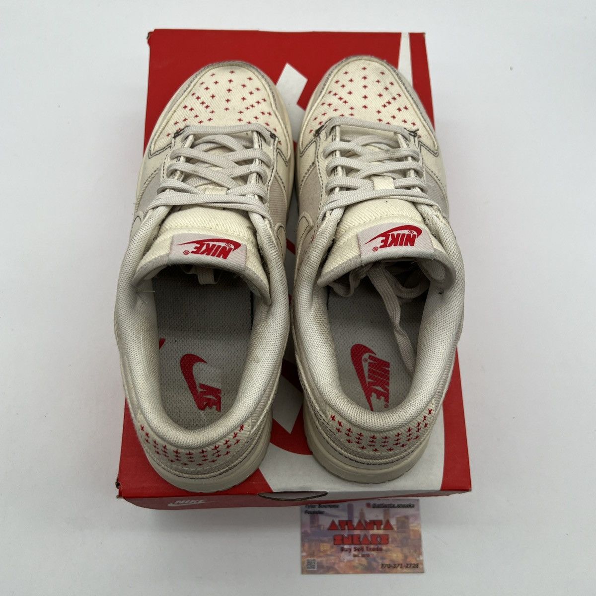 Nike Nike dunk low Sashiko light Orewood brown Size US 8 / EU 41 - 7 Thumbnail