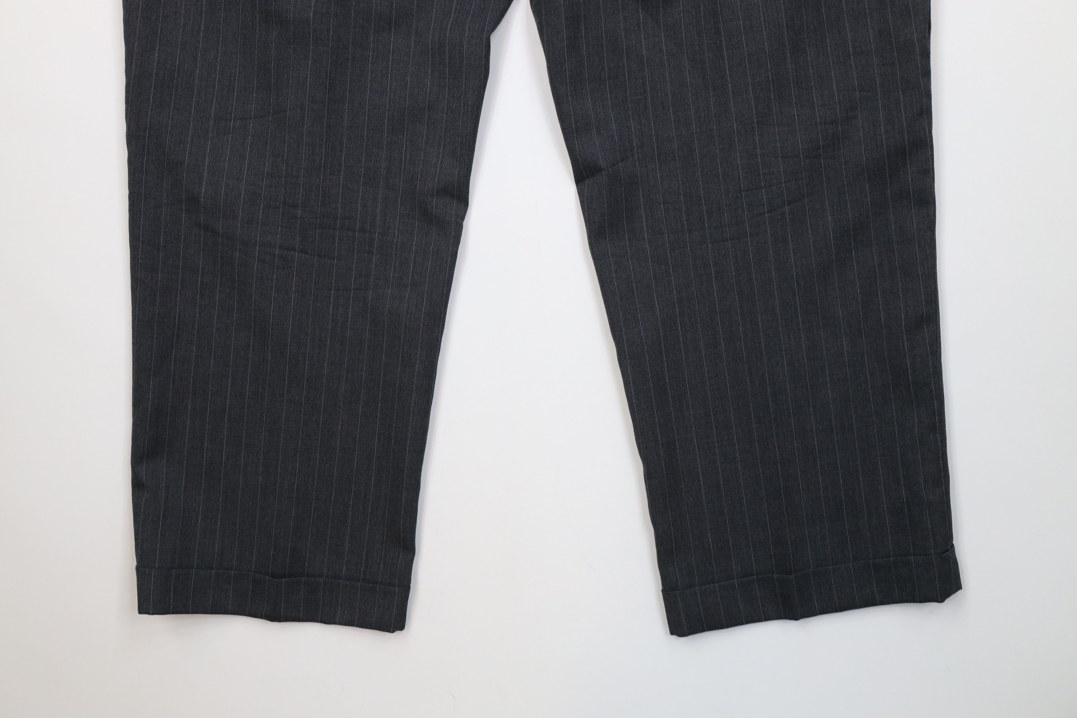 Vintage Vintage 90s Y2K Streetwear Pinstriped Wide Leg Chino Pants Size US 44 / EU 60 - 14 Thumbnail