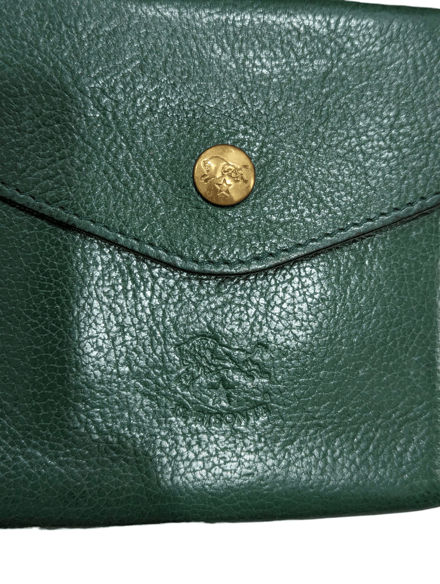 Il Bisonte Il Bisonte Purse Bi-fold Wallet Green Cowhide Size ONE SIZE - 5 Thumbnail