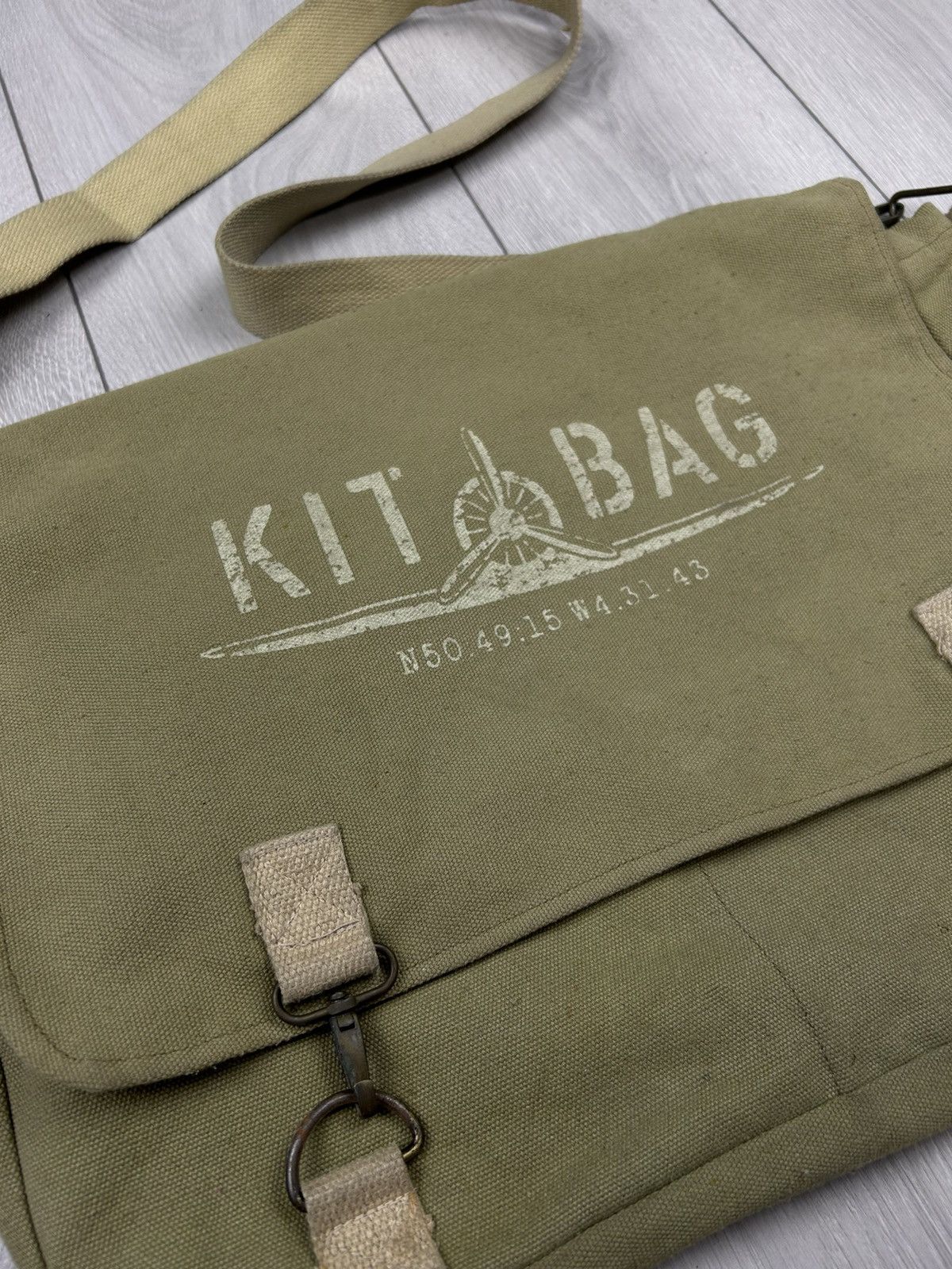 Vintage Kit Bag Vintage military Shoulder bag Size ONE SIZE - 3 Thumbnail