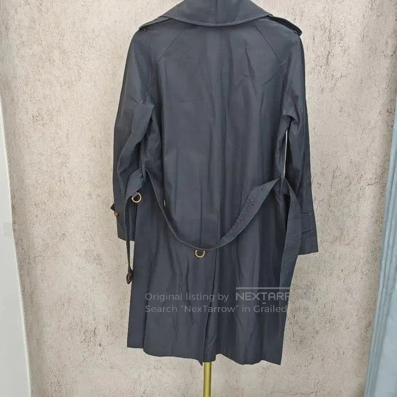 Burberry Burberry Cotton Check Mid-Length Trench Coat. Size M / US 6-8 / IT 42-44 - 2 Thumbnail