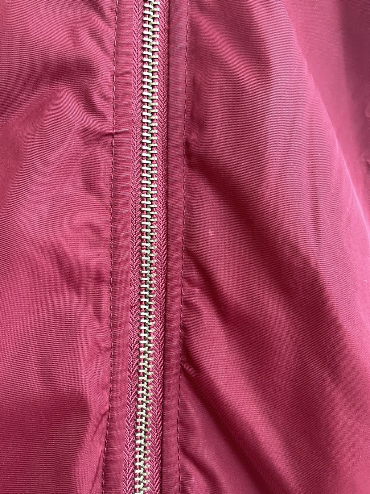 Bershka Bershka Premium Collection MA-1 Bomber Jacket Burgundy Size XS / US 0-2 / IT 36-38 - 9 Thumbnail