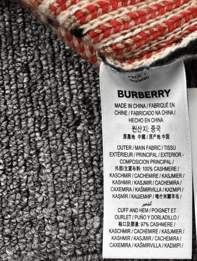 Burberry Burberry Men's Cashmere Vintage Knit Crew Neck Sweater K12 Size US S / EU 44-46 / 1 - 7 Thumbnail