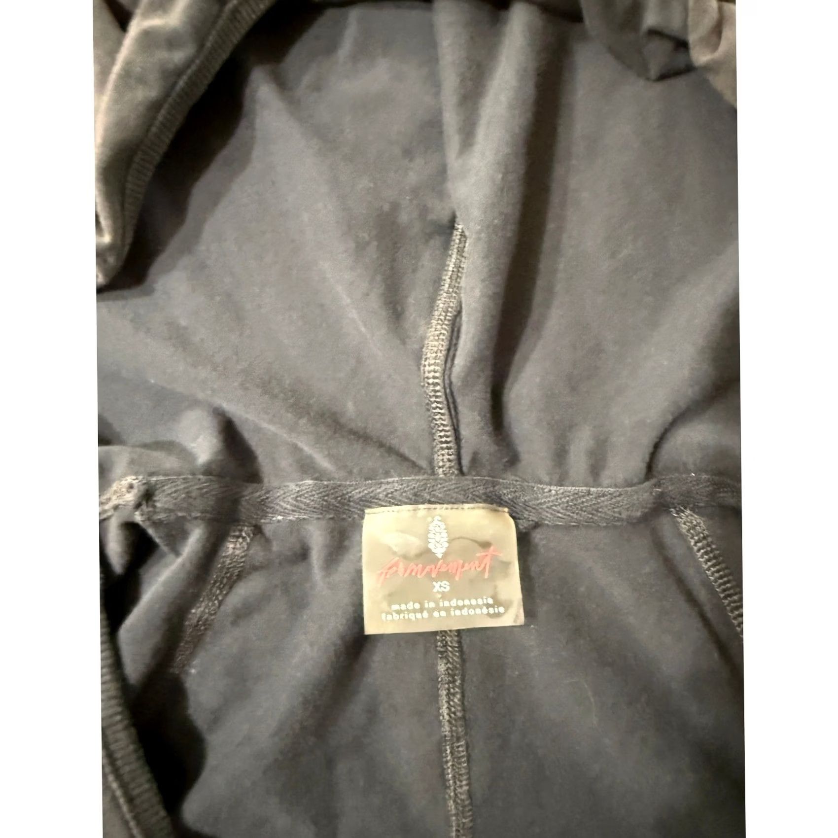 Free People Free People Jumpsuit Women XS Gray Cotton Stretch Sleeveless V-Neck One-Piece Athletic Casual Activewear Pockets Bohemian Size 26" / US 2 / IT 38 - 4 Thumbnail