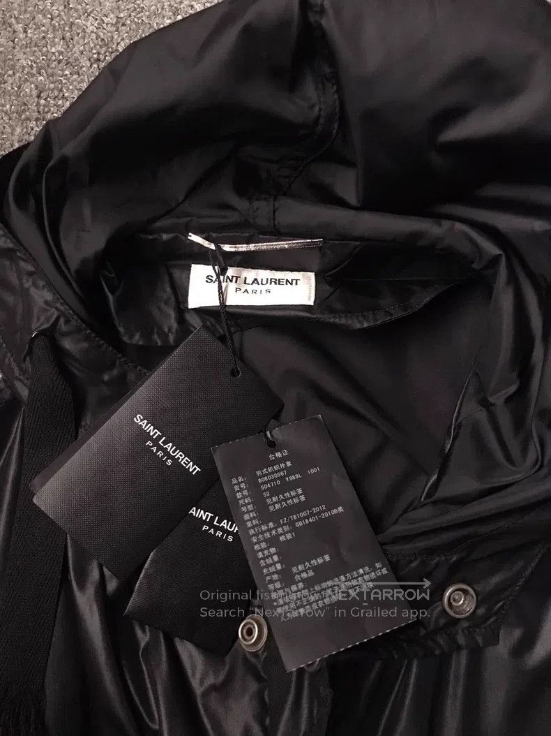 Saint Laurent Paris Saint Laurent Paris Black Multi-Zip Hooded Softshell Jacke Size US L / EU 52-54 / 3 - 4 Thumbnail
