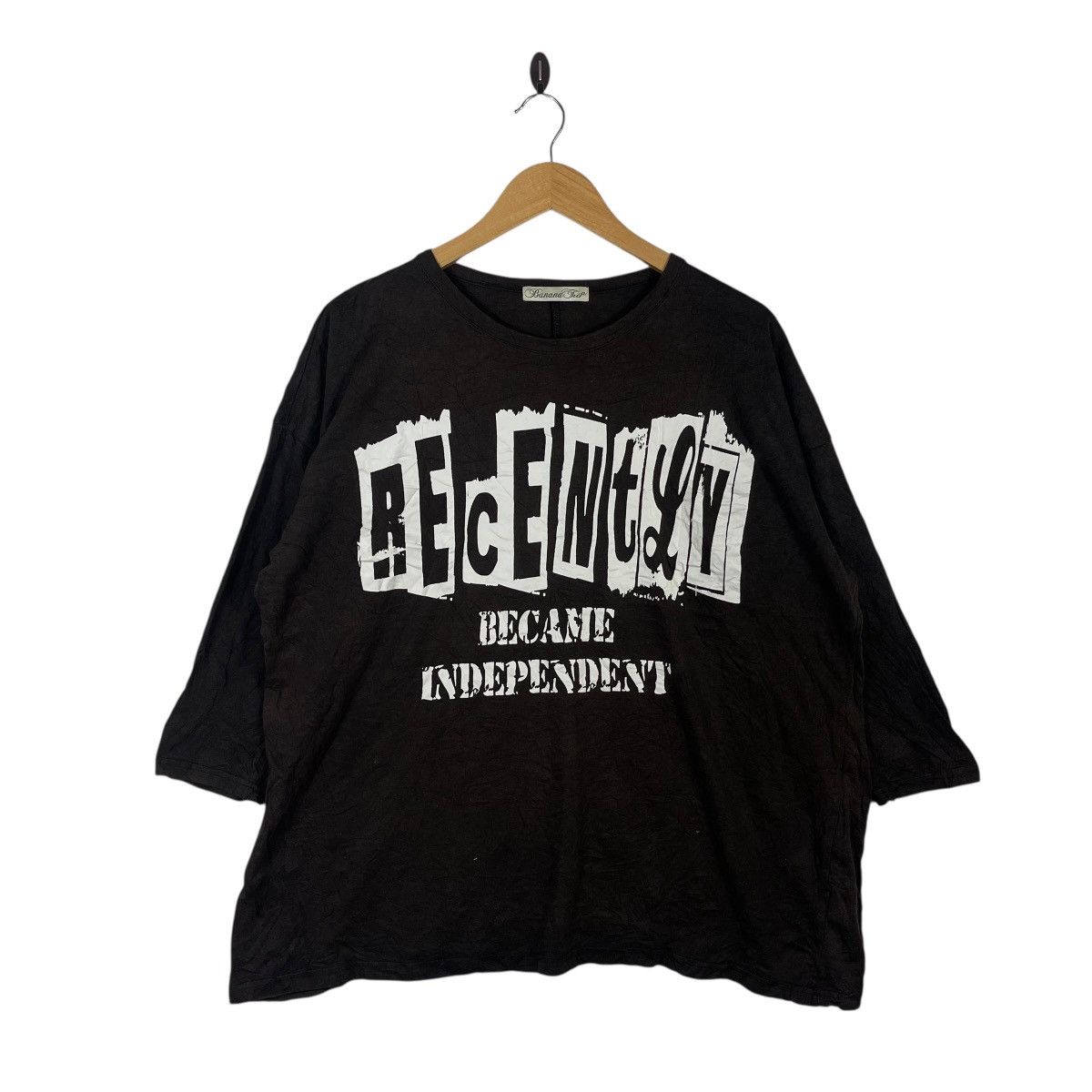 Vintage Banana Trip “Become Independent” Graphic T-Shirt Japanese Size US M / EU 48-50 / 2 - 1 Thumbnail