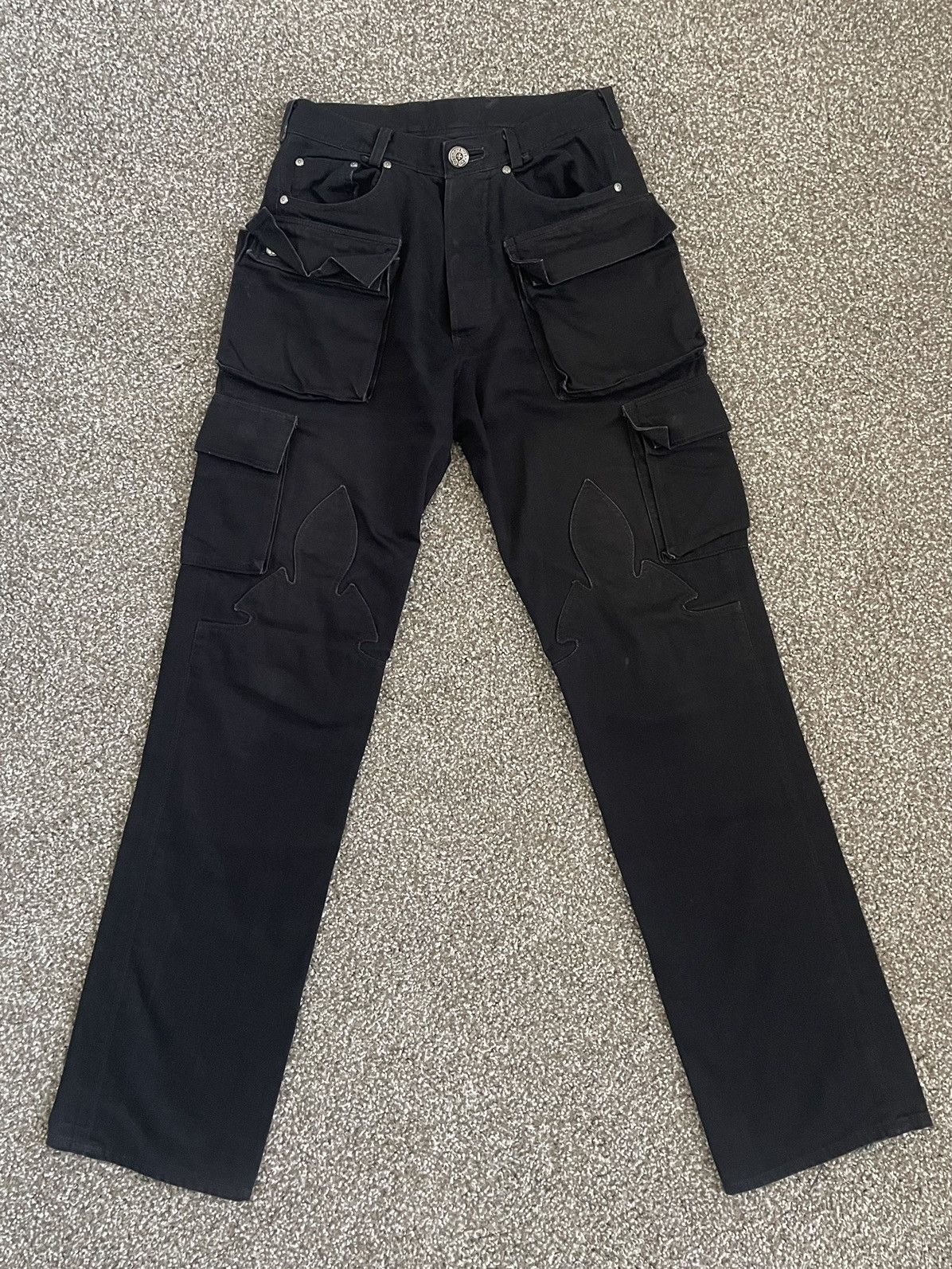 Chrome Hearts Chrome Hearts 9 Pocket Le Fleur Cargo Pants Size US 28 / EU 44 - 1 Thumbnail