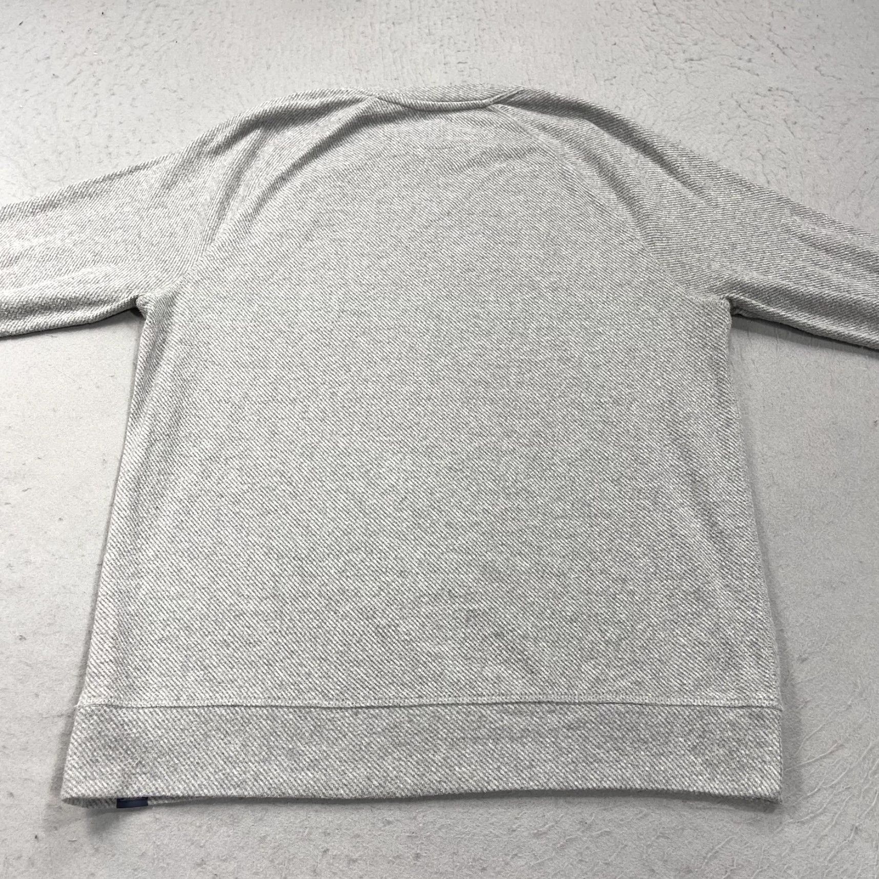 Faherty Faherty Mens Sweater Pullover Crew Neck Gray Knit Cotton Blend Casual M Size US M / EU 48-50 / 2 - 6 Thumbnail