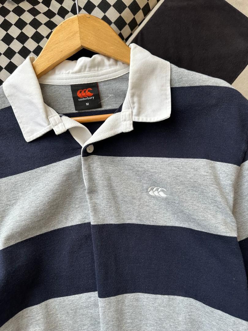 Canterbury of New Zealand × Other × Vintage CANTERBURY STRIPE RUGBY SHIRT Size US M / EU 48-50 / 2 - 2 Thumbnail