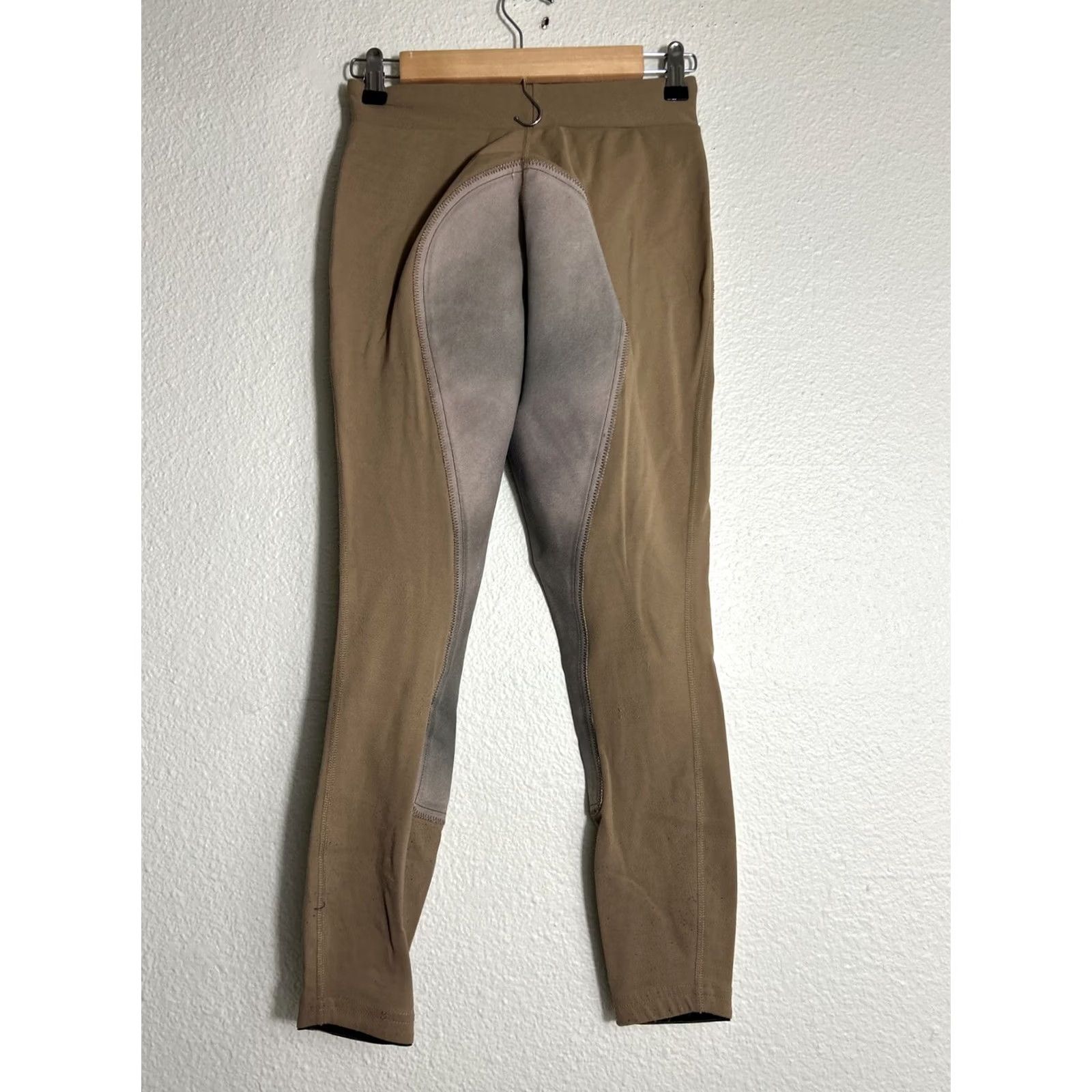 Ariat VINTAGE Ariat Women's Small Khaki Equestrian Riding Pull On Trousers Pants 26x26" Size 28" / US 6 / IT 42 - 7 Thumbnail