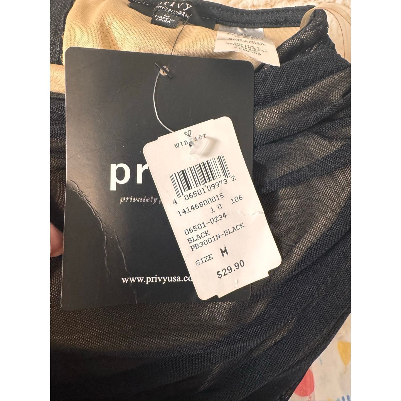 Other Privy Windsor Black Mesh Ruched Mini Skirt | Sheer Overlay N Size 30" / US 8 / IT 44 - 7 Thumbnail