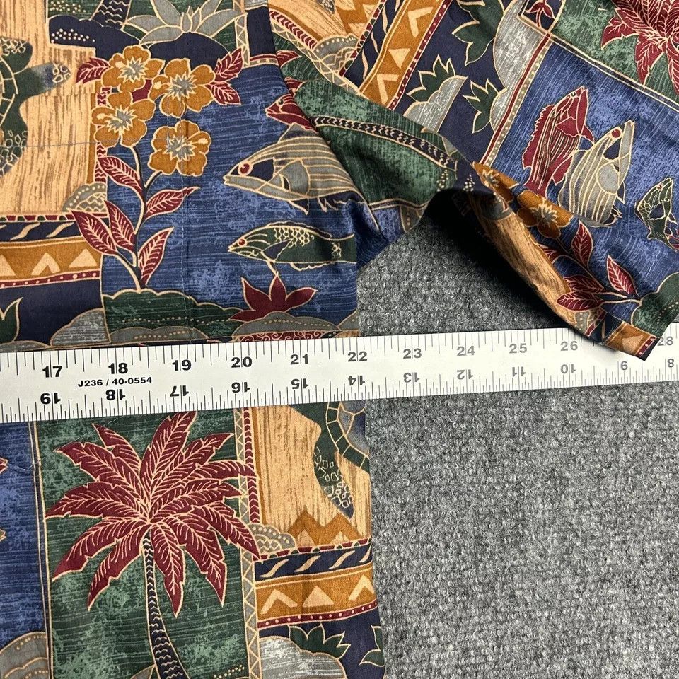 Tori Richard Tori Richard Shirt Mens Medium Hawaiian Patchwork Sea Lawn Size US M / EU 48-50 / 2 - 4 Thumbnail
