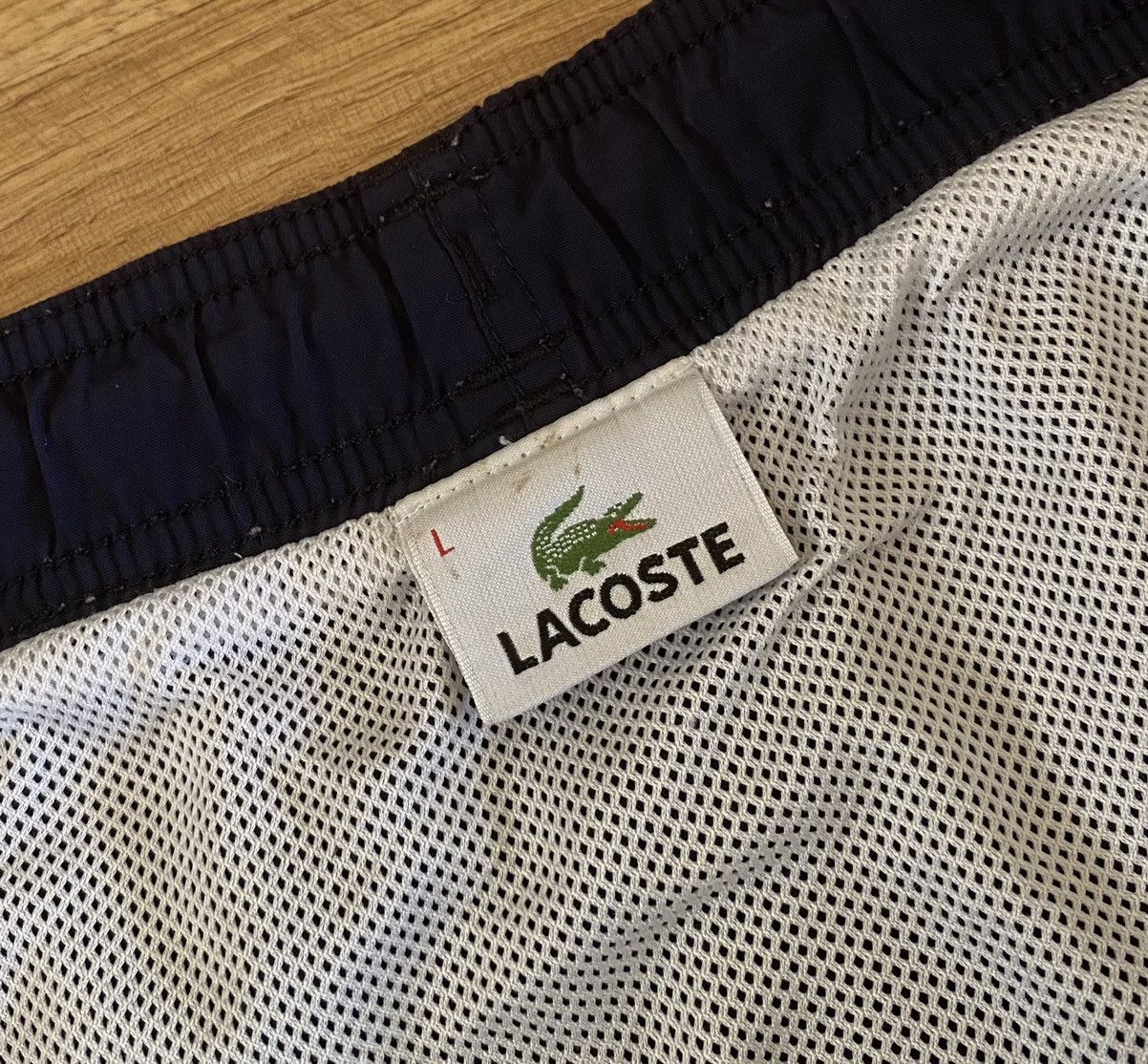 Lacoste Lacoste Big Logo Crocodile Shorts x Vintage x Streetwear Size US 34 / EU 50 - 6 Thumbnail