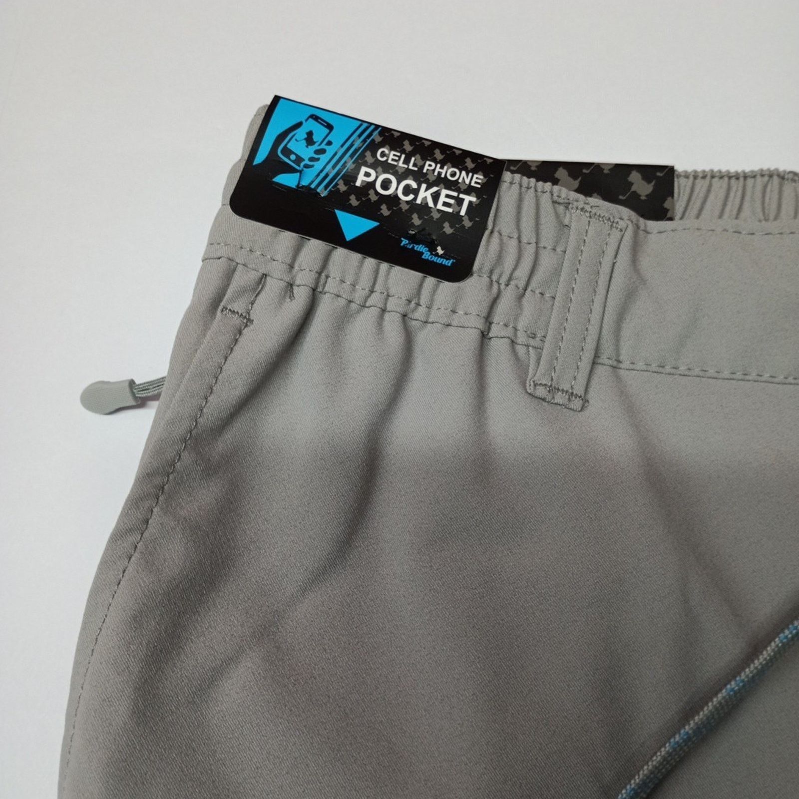Other Birdie Bound Golf Joggers Men's S Gray Stretch Drawstring Size US 29 - 8 Thumbnail