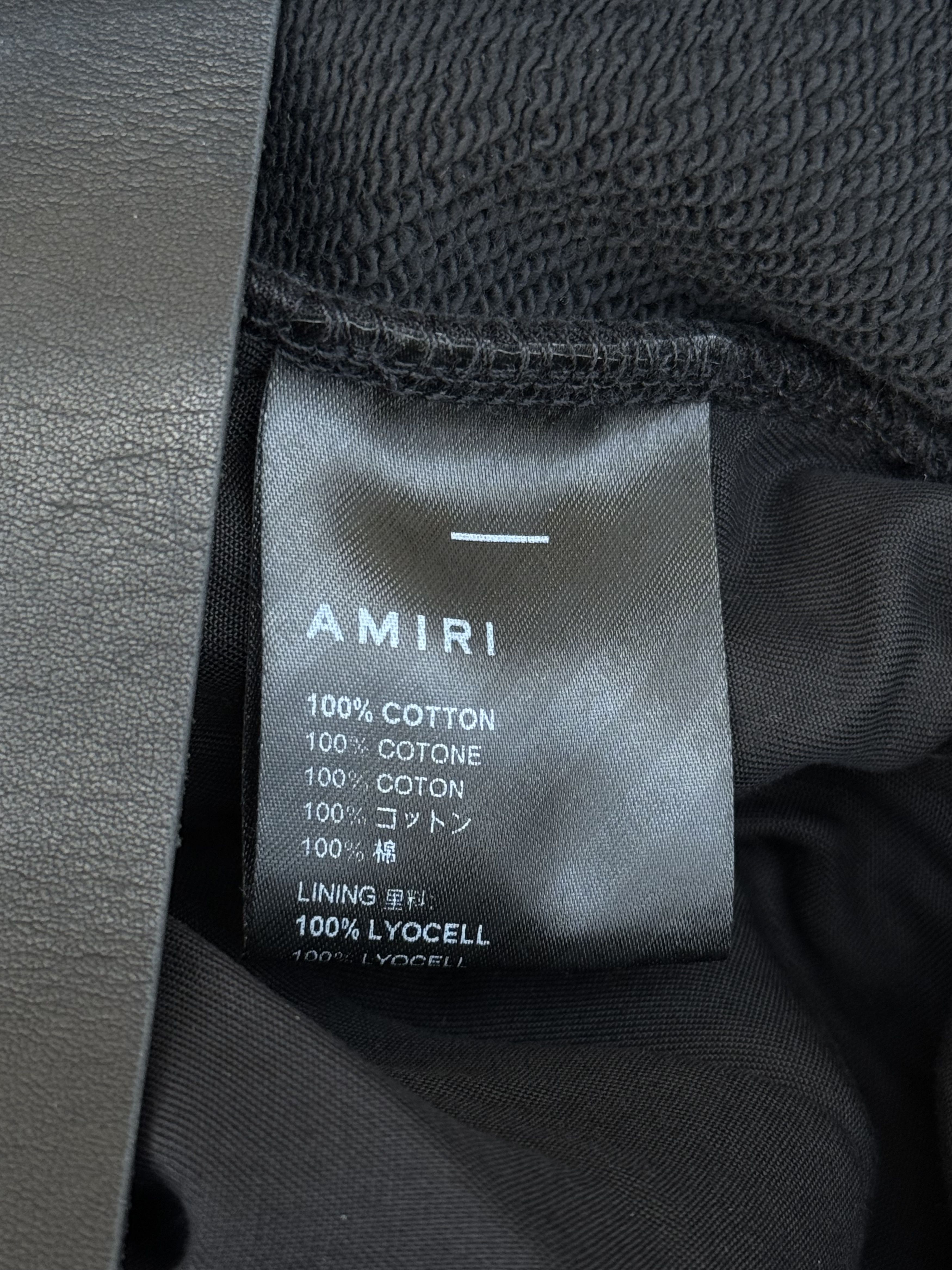 Amiri Amiri Black & White Baroque Logo Sweatpants Size US 32 / EU 48 - 4 Thumbnail