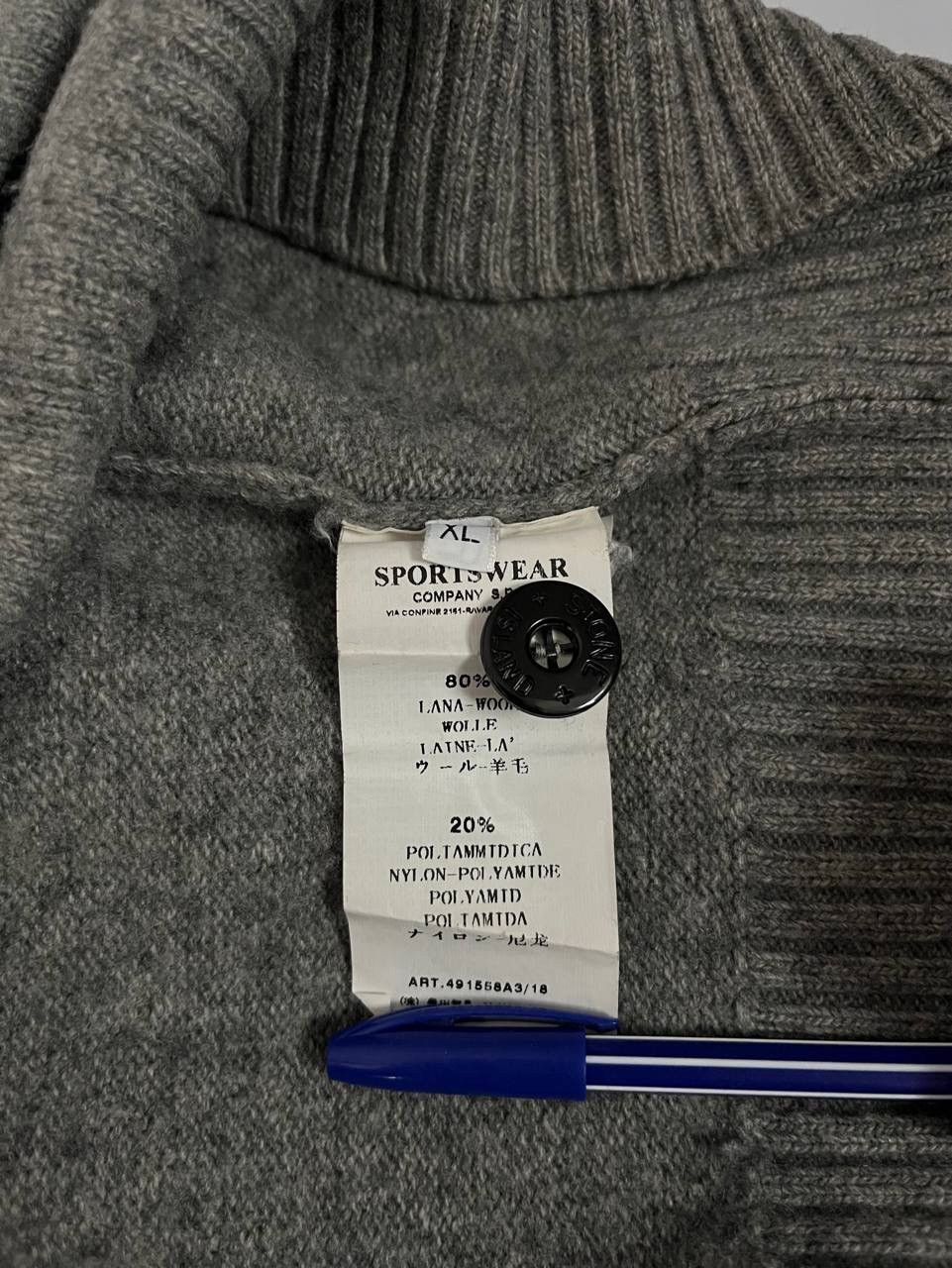 Stone Island Stone Island Sweater Grey Size US XL / EU 56 / 4 - 11 Thumbnail