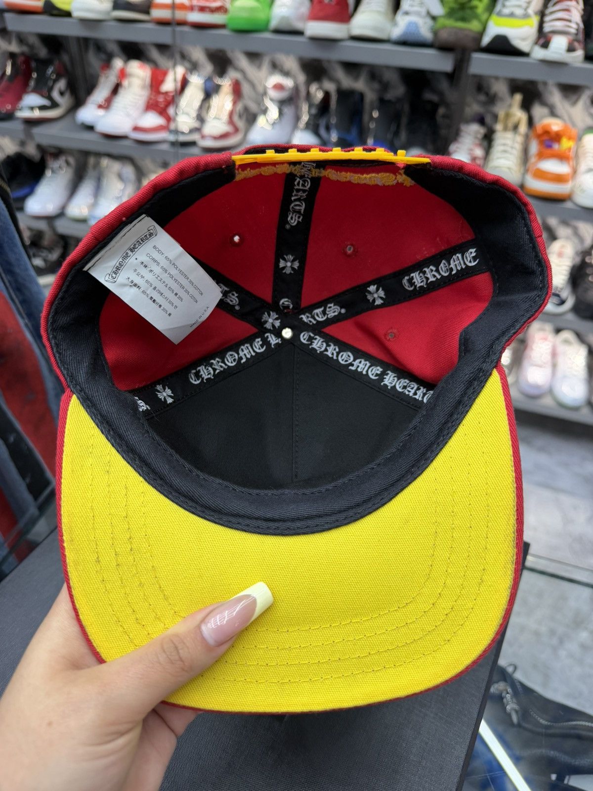 Chrome Hearts Chrome Hearts Baseball Hat Size ONE SIZE - 7 Thumbnail