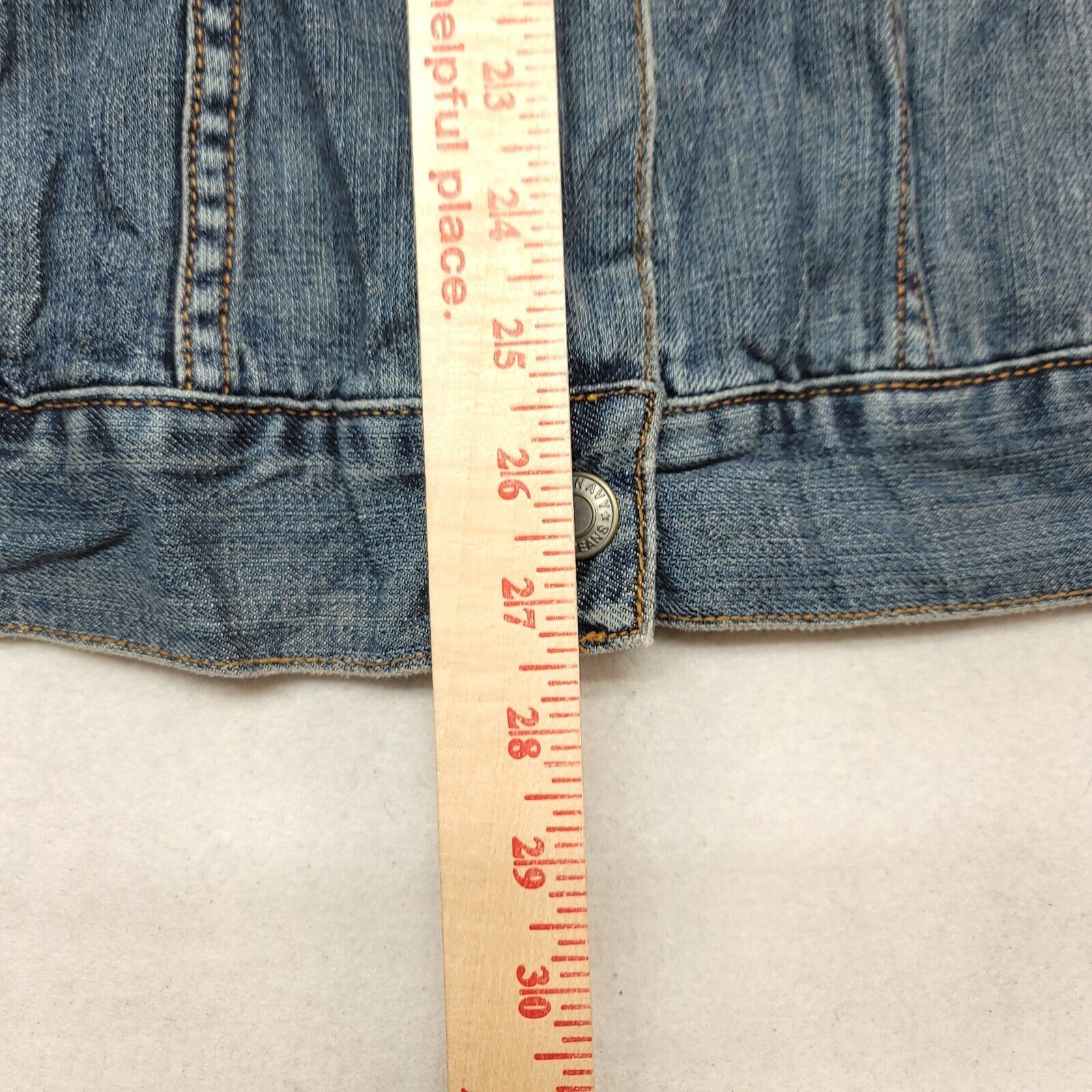 Old Navy Old Navy Casual Button Denim Jean Jacket Womens Size M Blue Size M / US 6-8 / IT 42-44 - 7 Thumbnail