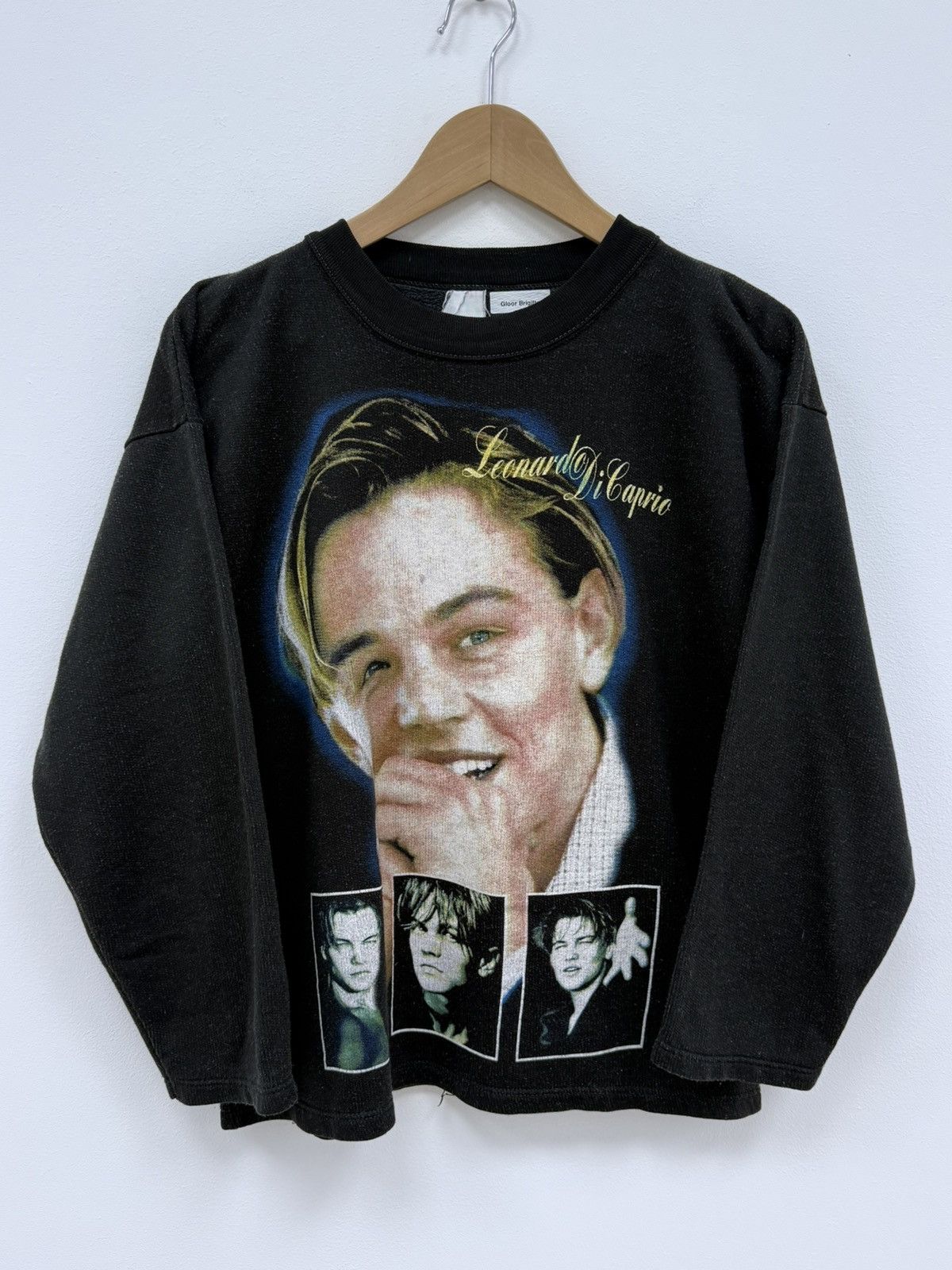 Vintage Vintage 90s Leonardo DiCaprio Graphic Sweatshirt Size US M / EU 48-50 / 2 - 1 Thumbnail