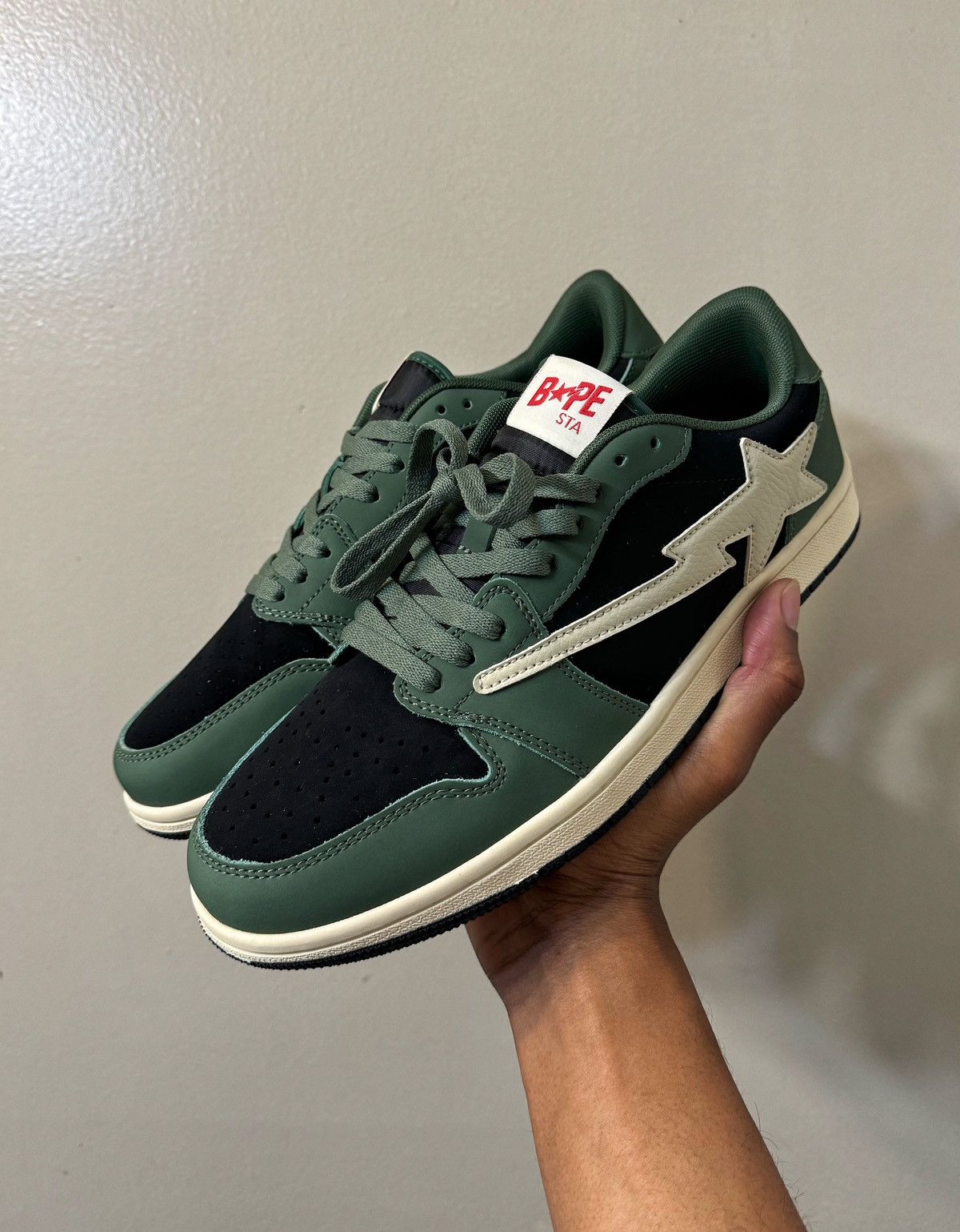 Vintage Indigo Studios LA x BapeSta 'Olive' | Grailed