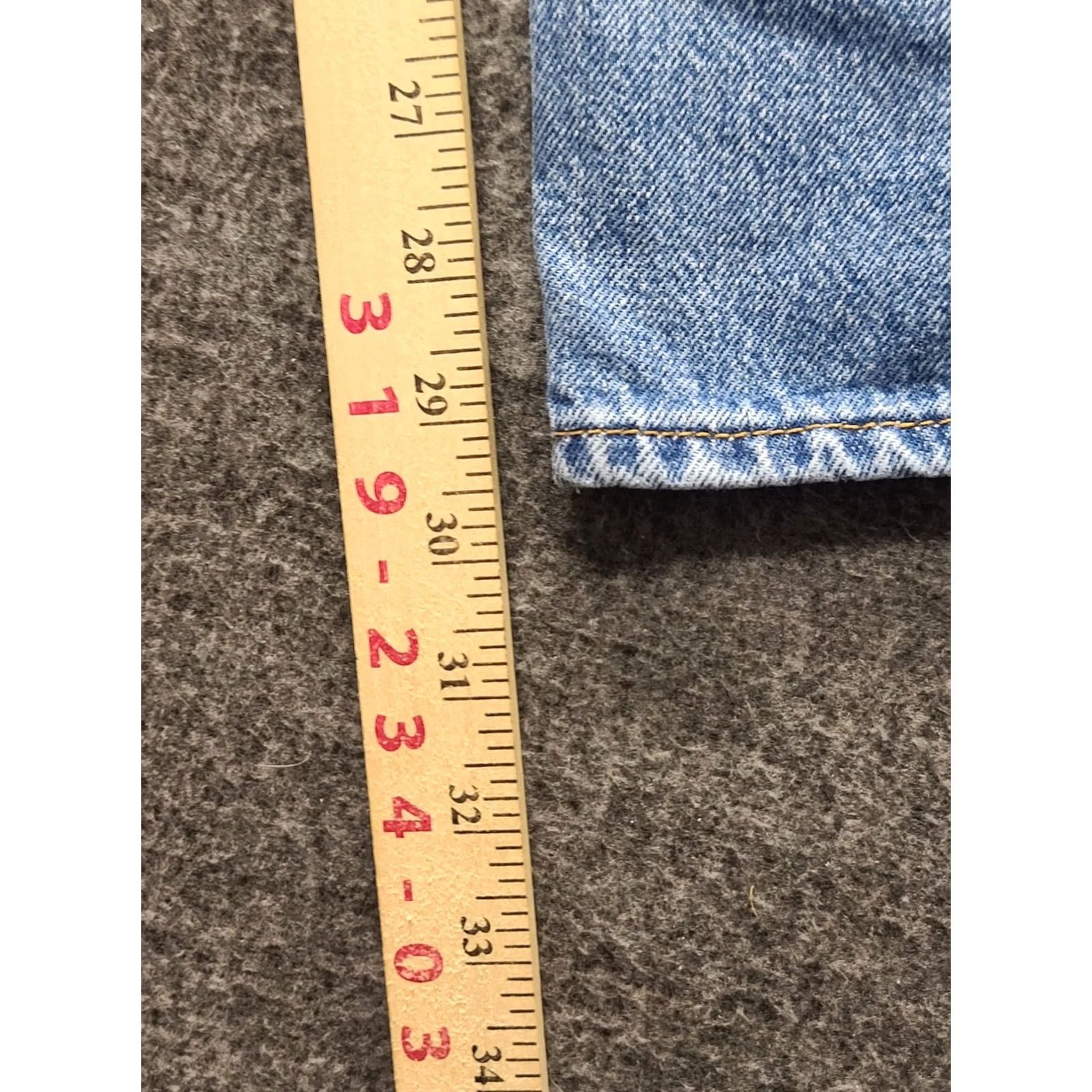 Levi's VINTAGE Levi's 501 XX Jeans Mens 35x30 Light Blue Denim Straight Button Fly 5-Pocket Classic Fit"} Size US 35 - 5 Thumbnail