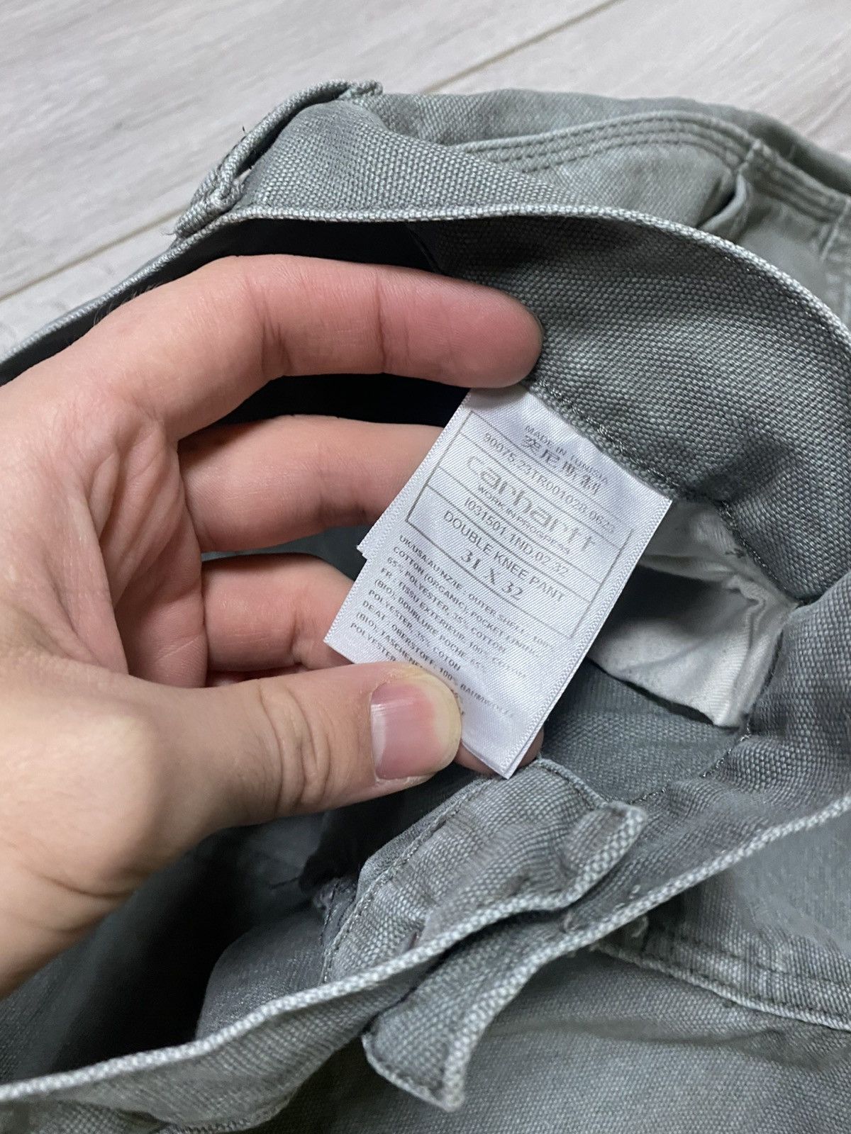 Carhartt Carhartt USA vintage double knee distressed cargo pants Size US 31 - 6 Thumbnail