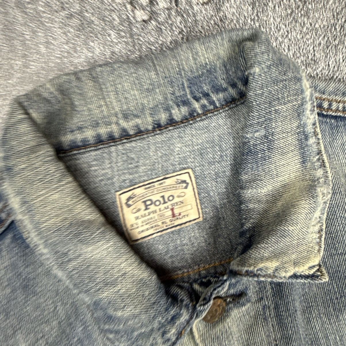 Polo Ralph Lauren Polo Ralph Lauren Denim Jacket Size L Size L / US 10 / IT 46 - 6 Thumbnail