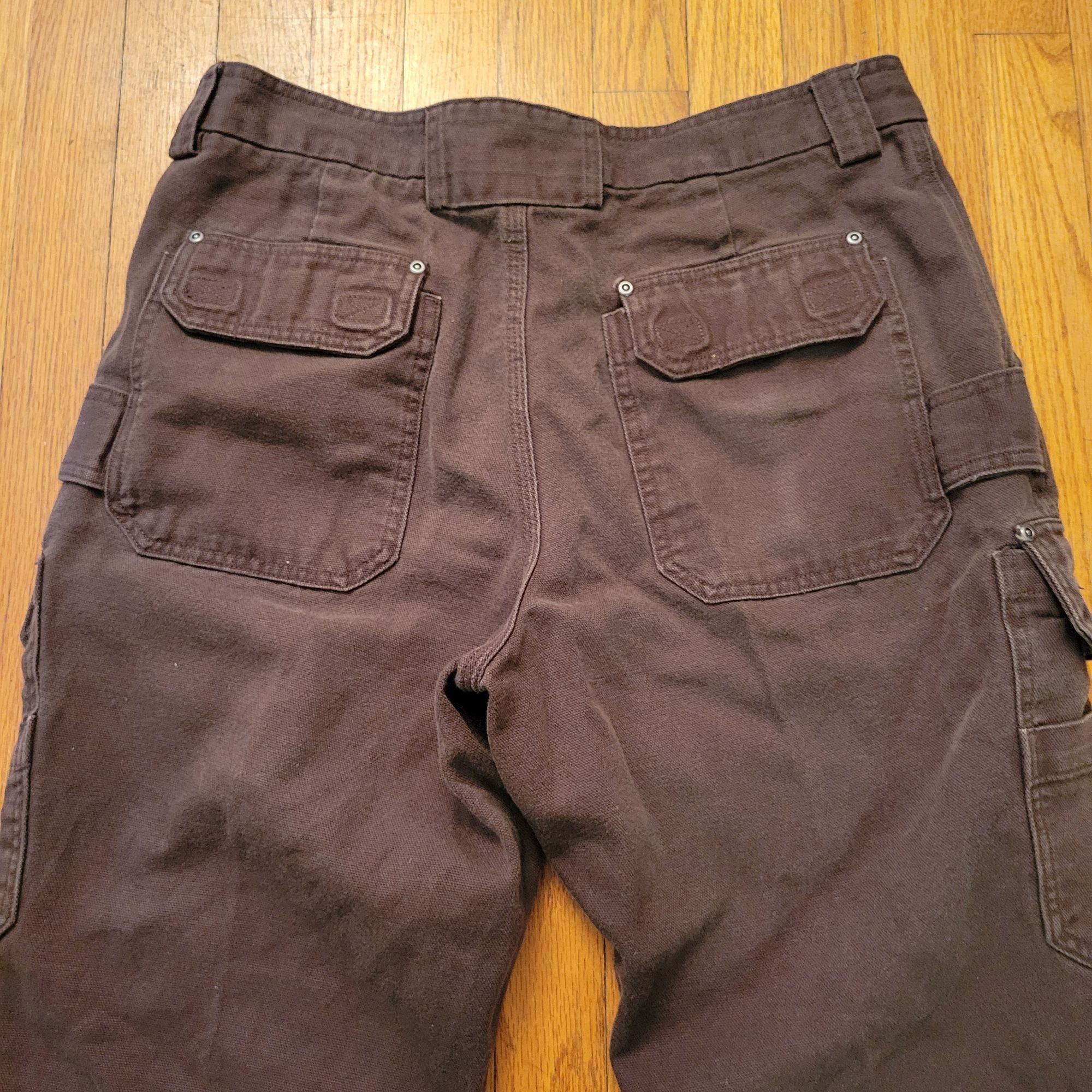 Duluth Trading Company Duluth Trading Brown Cargo Pants 36x28 Canvas Cotton Heavy D Size US 36 / EU 52 - 4 Thumbnail
