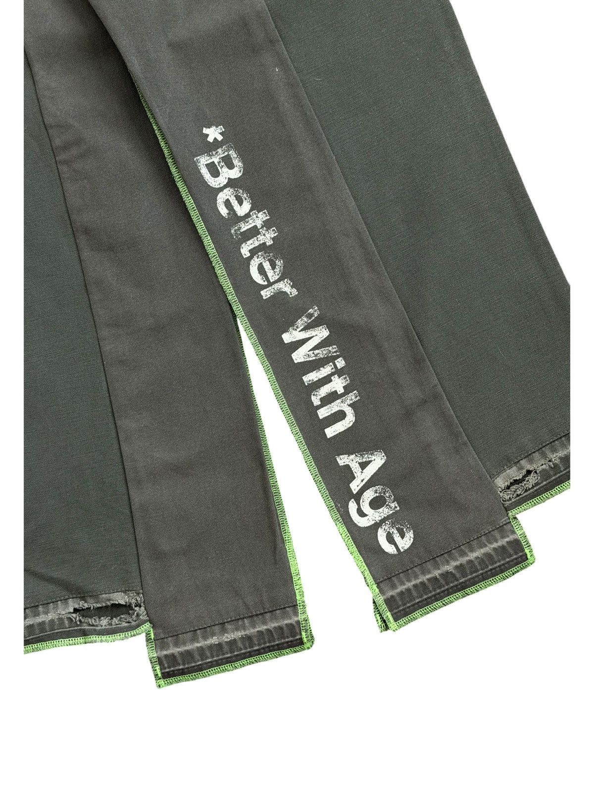 Better With Age Better With Age Olive Wide Leg Carhartt Jeans Size US 30 / EU 46 - 4 Thumbnail