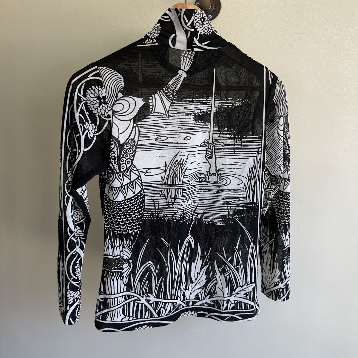 Yohji Yamamoto Yohji yamamoto death of king arthur mesh type shirt Size M / US 6-8 / IT 42-44 - 4 Thumbnail