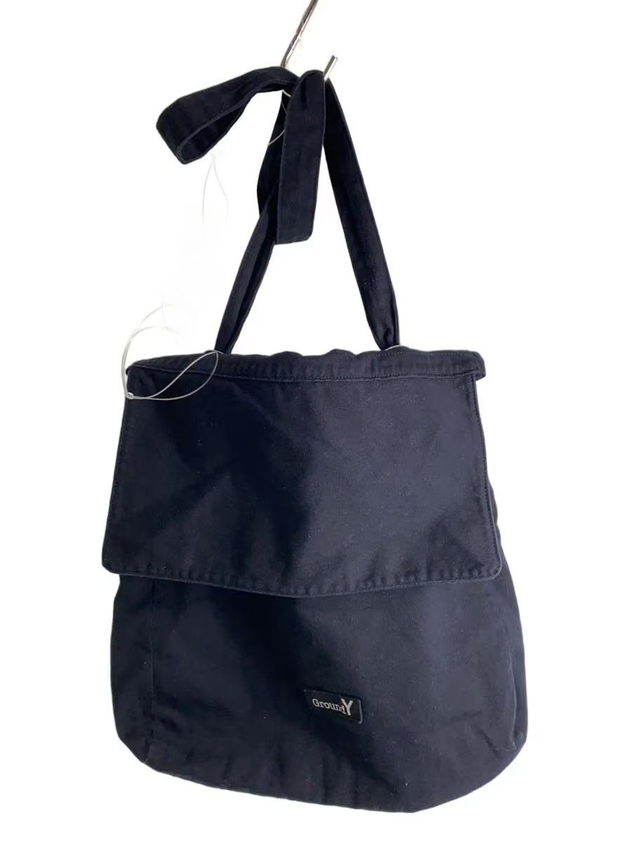 Yohji Yamamoto yohji yamamoto Ground Y/Cotton/Black/Solid Shoulder Bag Size ONE SIZE - 1 Thumbnail