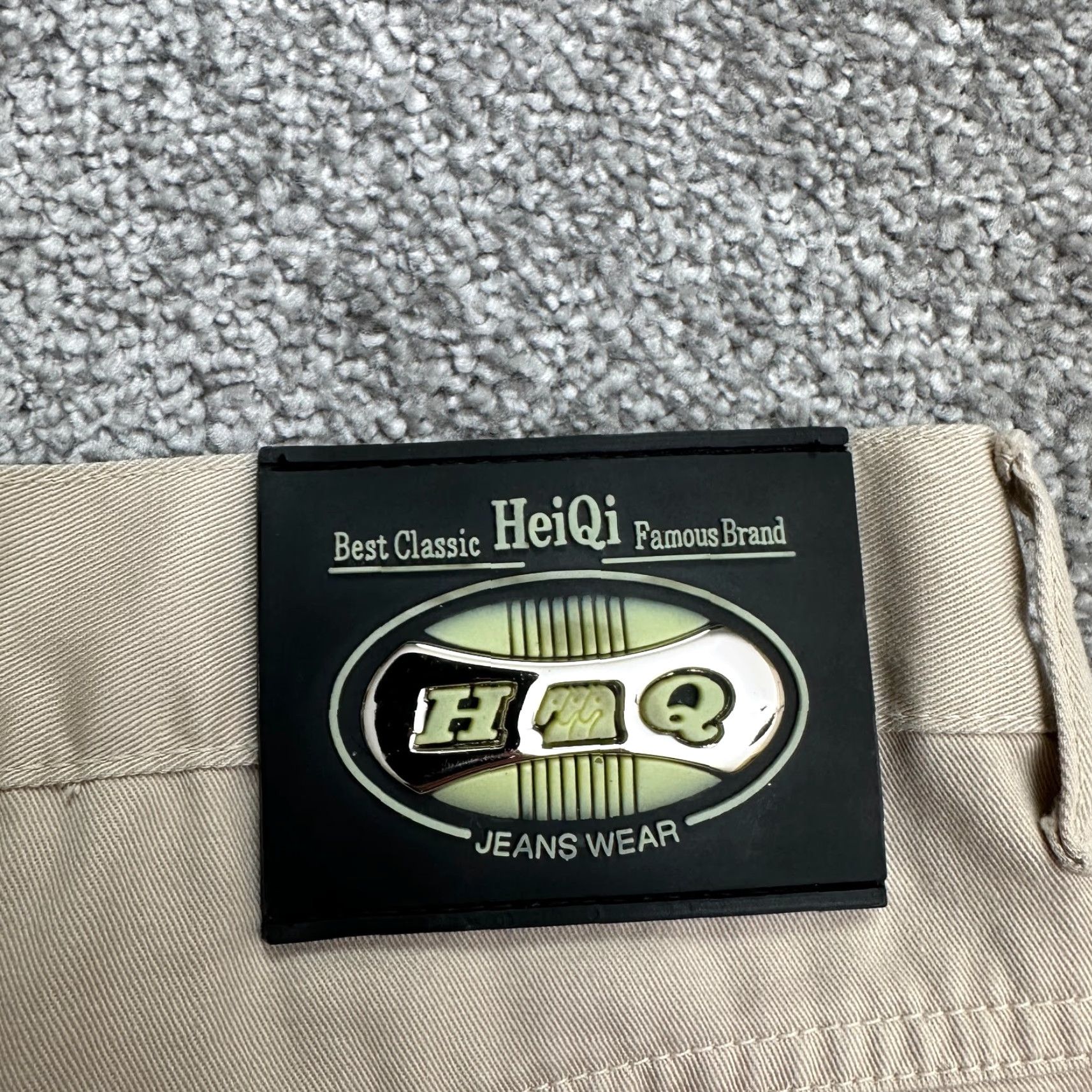 Vintage HeiQi Jeans Jeans Women 26 Beige High Rise Straight Cotton Classic Preppy Womens Size 26" / US 2 / IT 38 - 6 Thumbnail