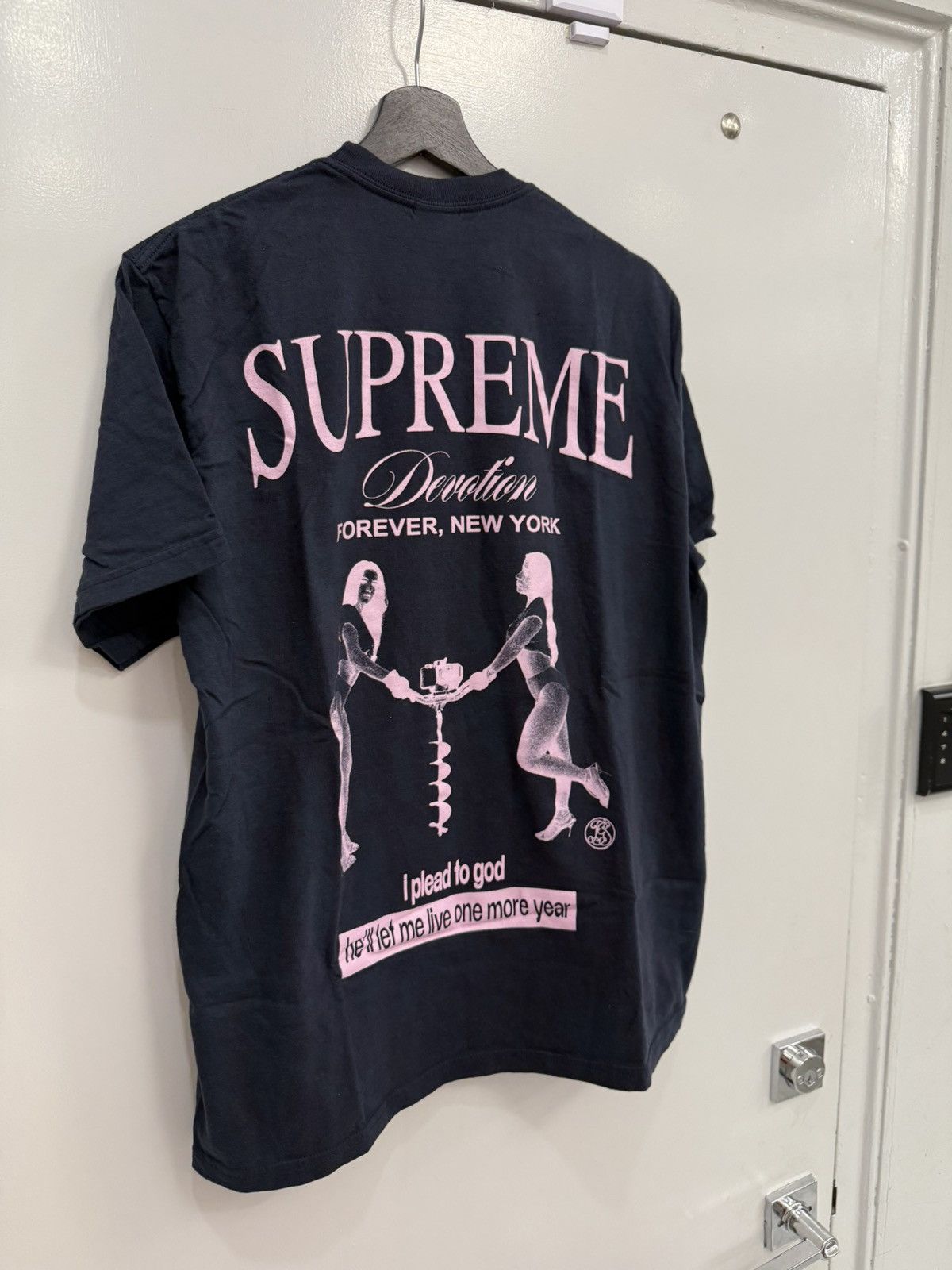 Supreme Supreme Navy Fantasy Shirt Size US M / EU 48-50 / 2 - 5 Thumbnail