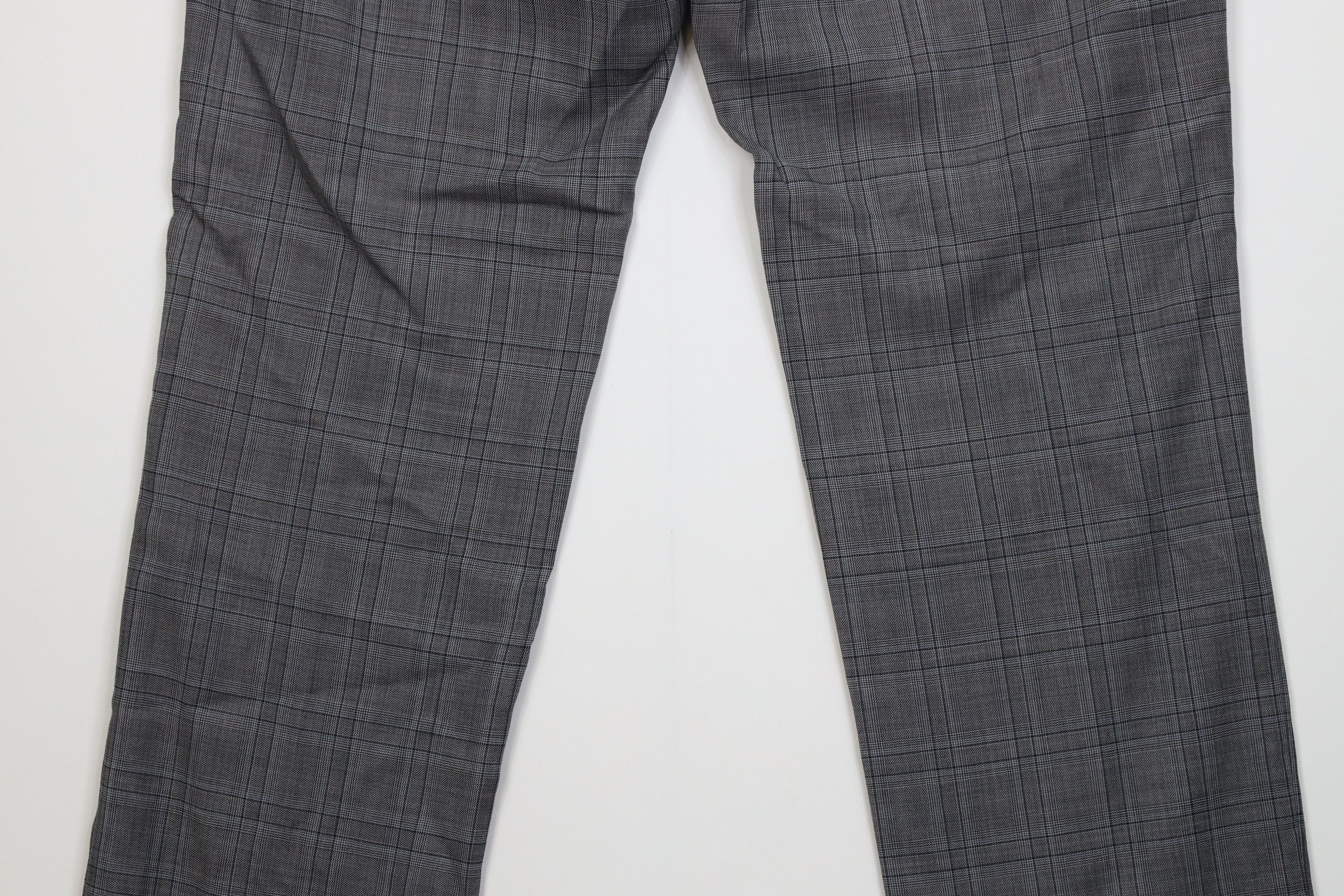 Banana Republic Banana Republic Slim Fit Wool Knit Chino Pants Gray Plaid Size US 31 - 13 Thumbnail