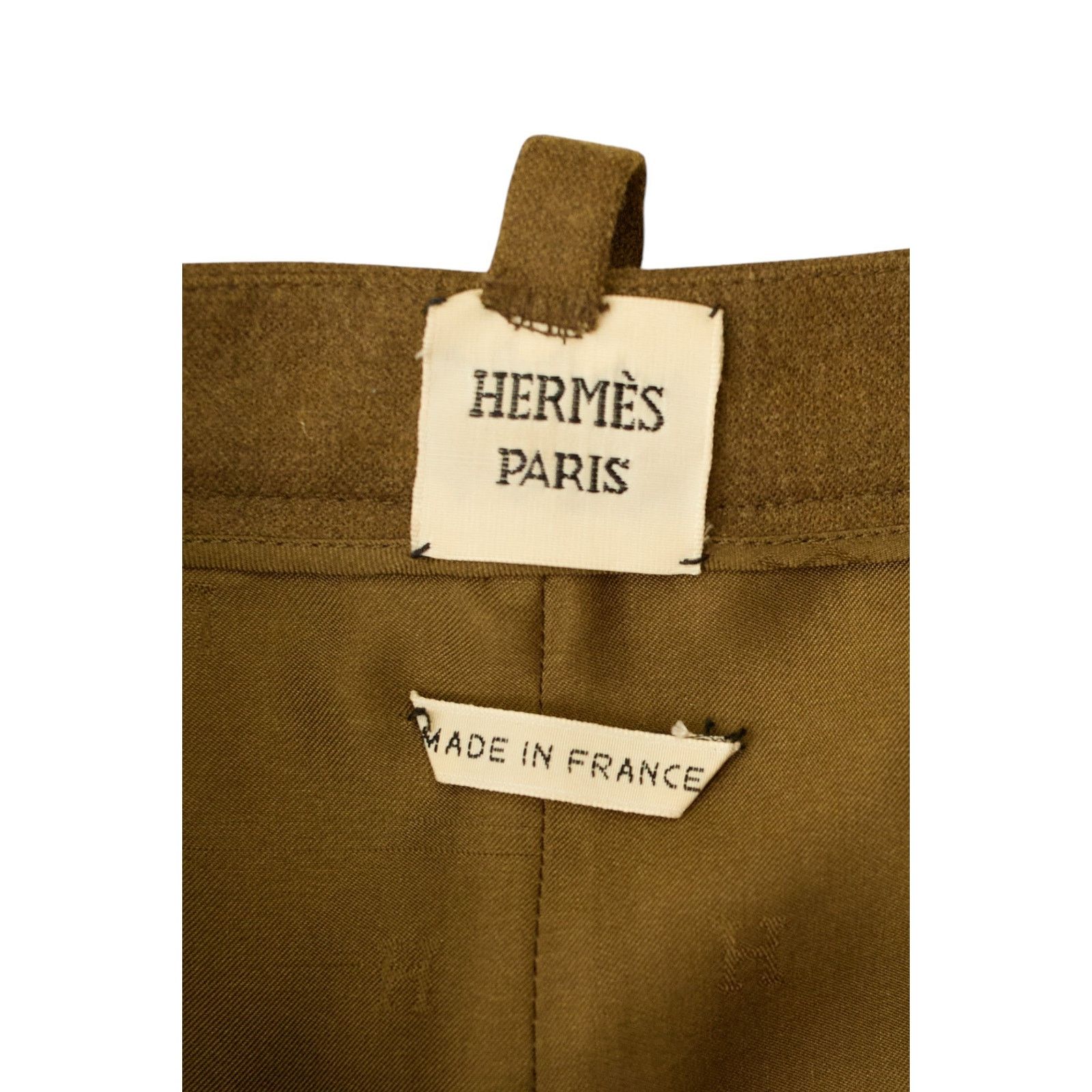 Hermes by Jean paul Gaultier Wool Pleated Skirt Trousers Size 26" / US 2 / IT 38 - 5 Thumbnail