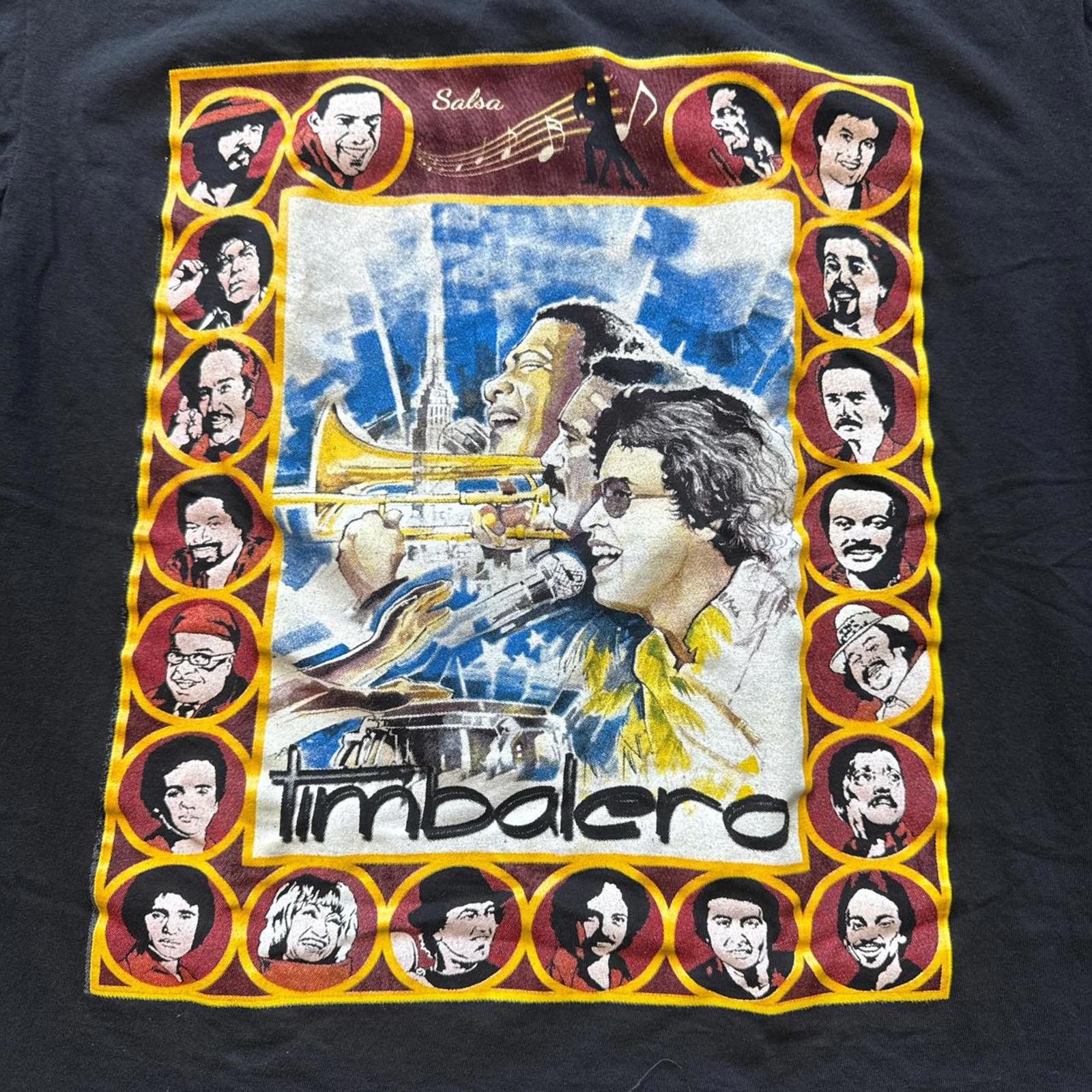 Other Latin Music "Soneros De La Salsa Timbalero" Y2k T-Shirt Size US XL / EU 56 / 4 - 3 Thumbnail