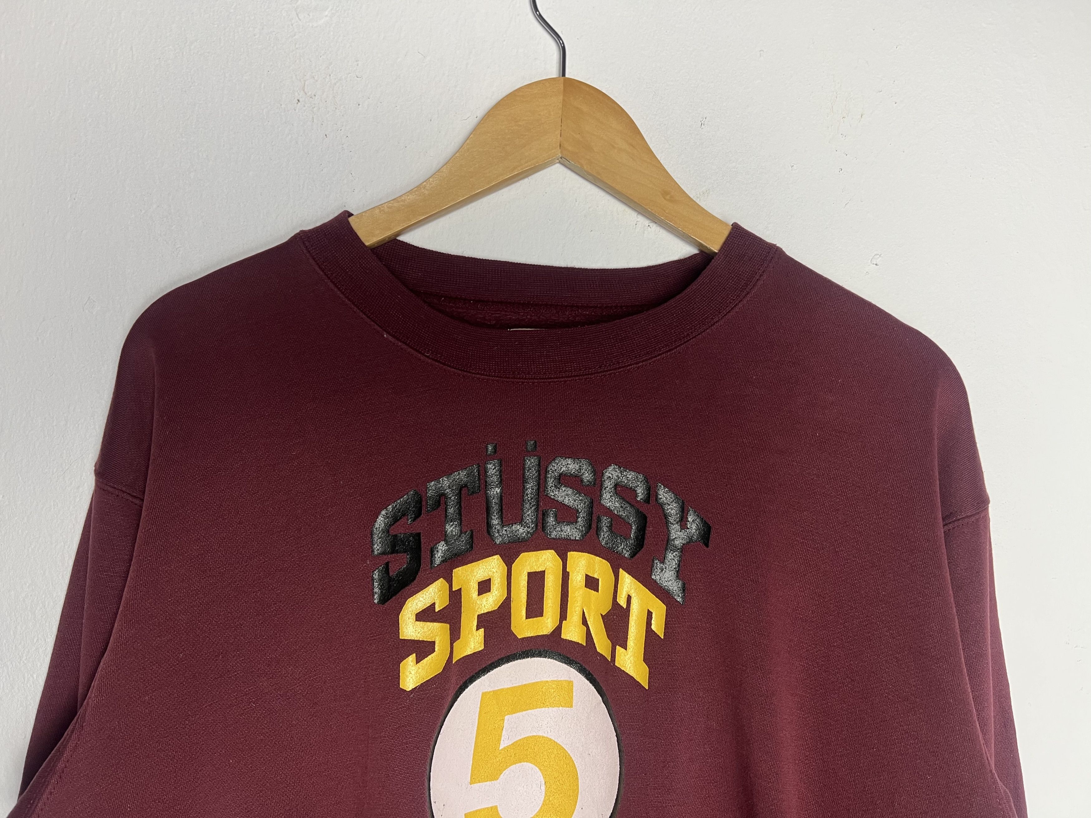 Stussy Vintage Stussy Sport 5 Crewneck Sweatshirt Size US S / EU 44-46 / 1 - 3 Thumbnail