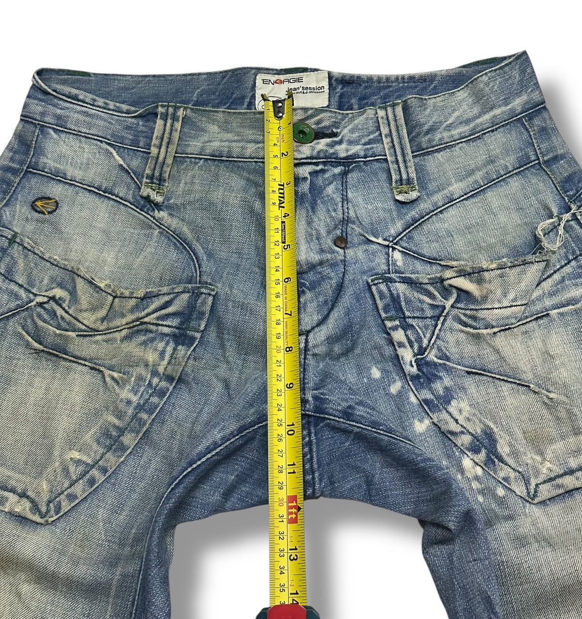 Energie Distressed Vintage Energie Jean With Baggy Loose Style Faded Size US 32 / EU 48 - 15 Thumbnail