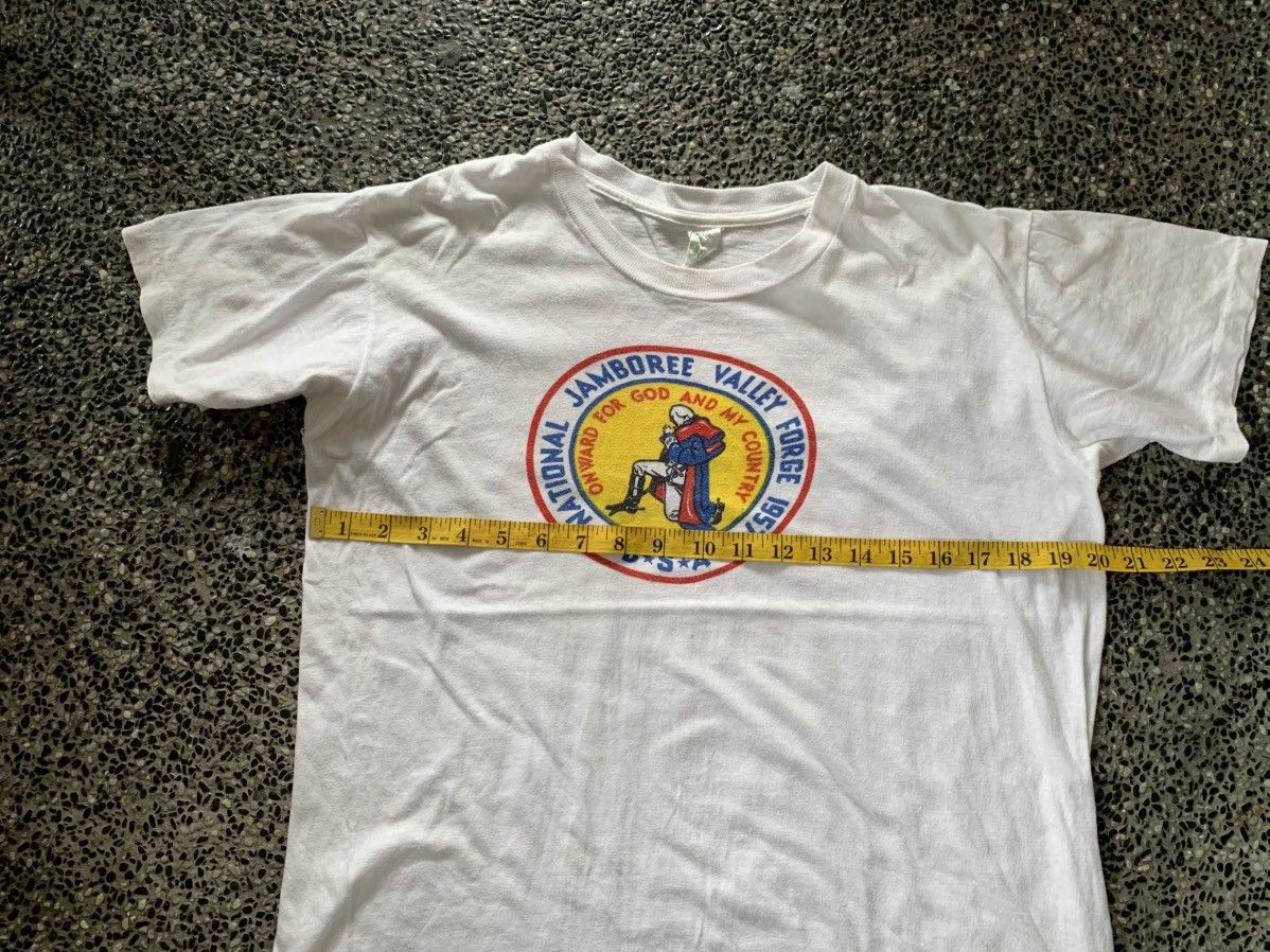 Vintage Vintage 50s BSA National Jamboree Valley Forge 1957 T shirt Size US M / EU 48-50 / 2 - 9 Thumbnail