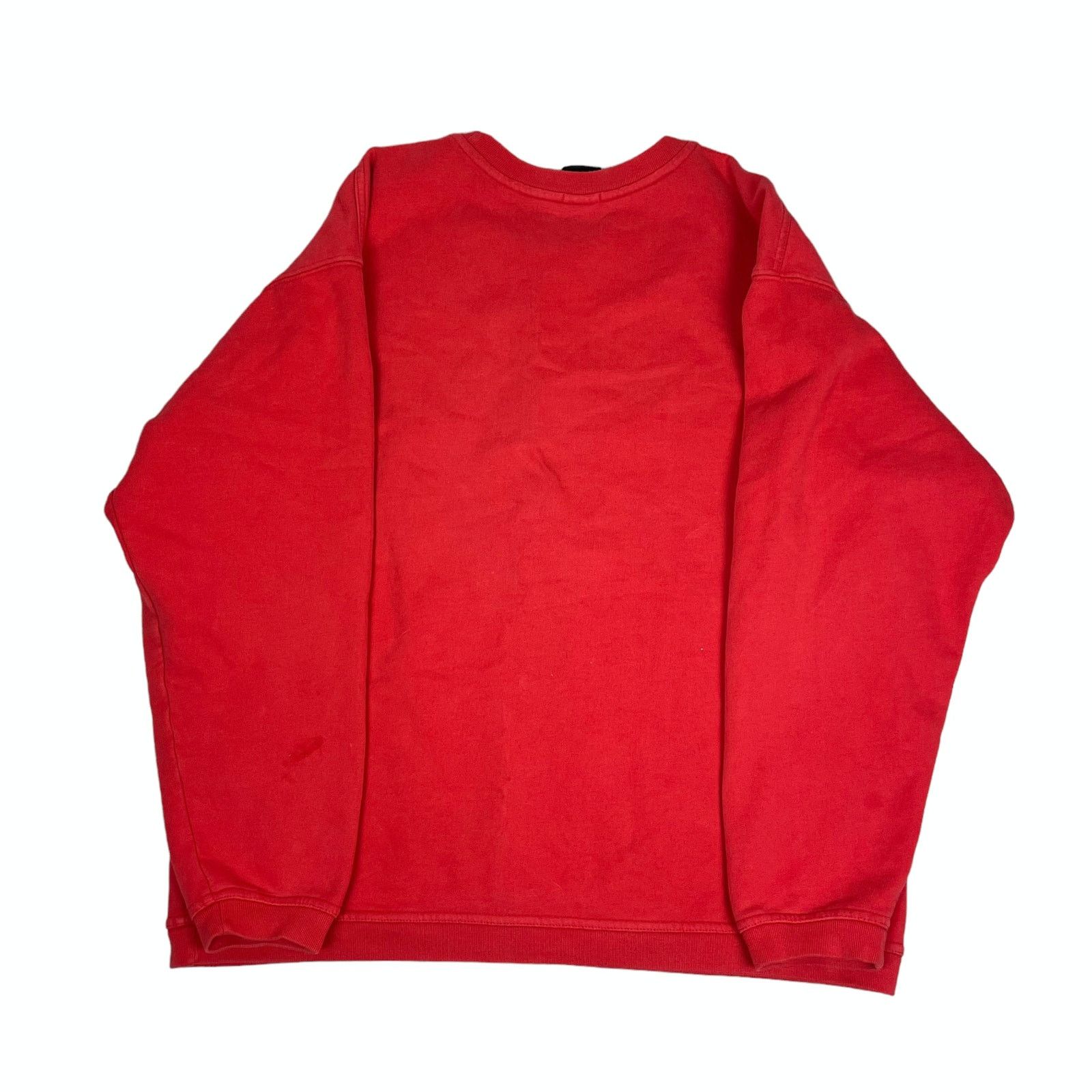 Nike × Vintage Nike Red Spellout Logo Fleece Pullover Sweatshirt L(12-14) Size US L / EU 52-54 / 3 - 8 Thumbnail