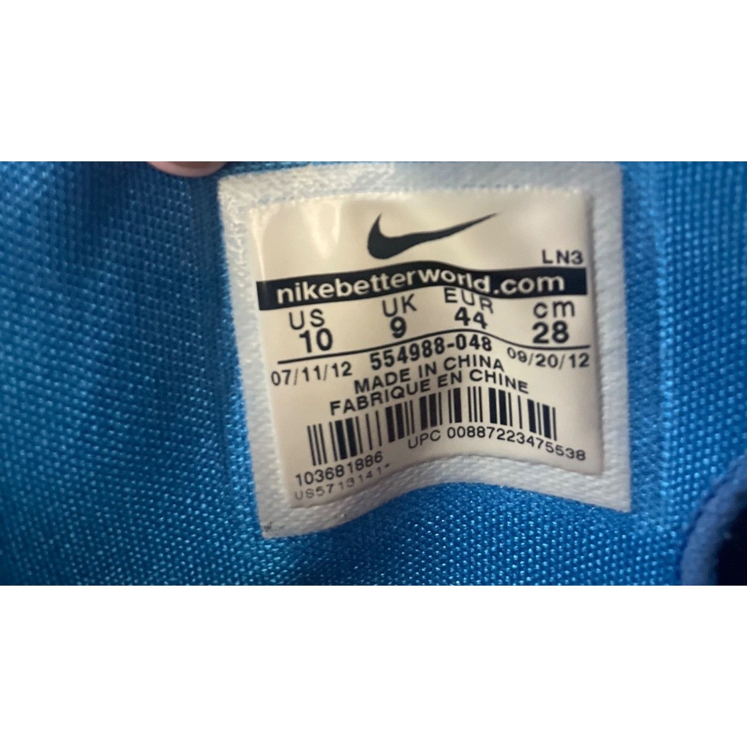 Nike Nike Thunder Away men’s blue black shoes sneakers size 10 SK Size US 10 / EU 43 - 9 Thumbnail